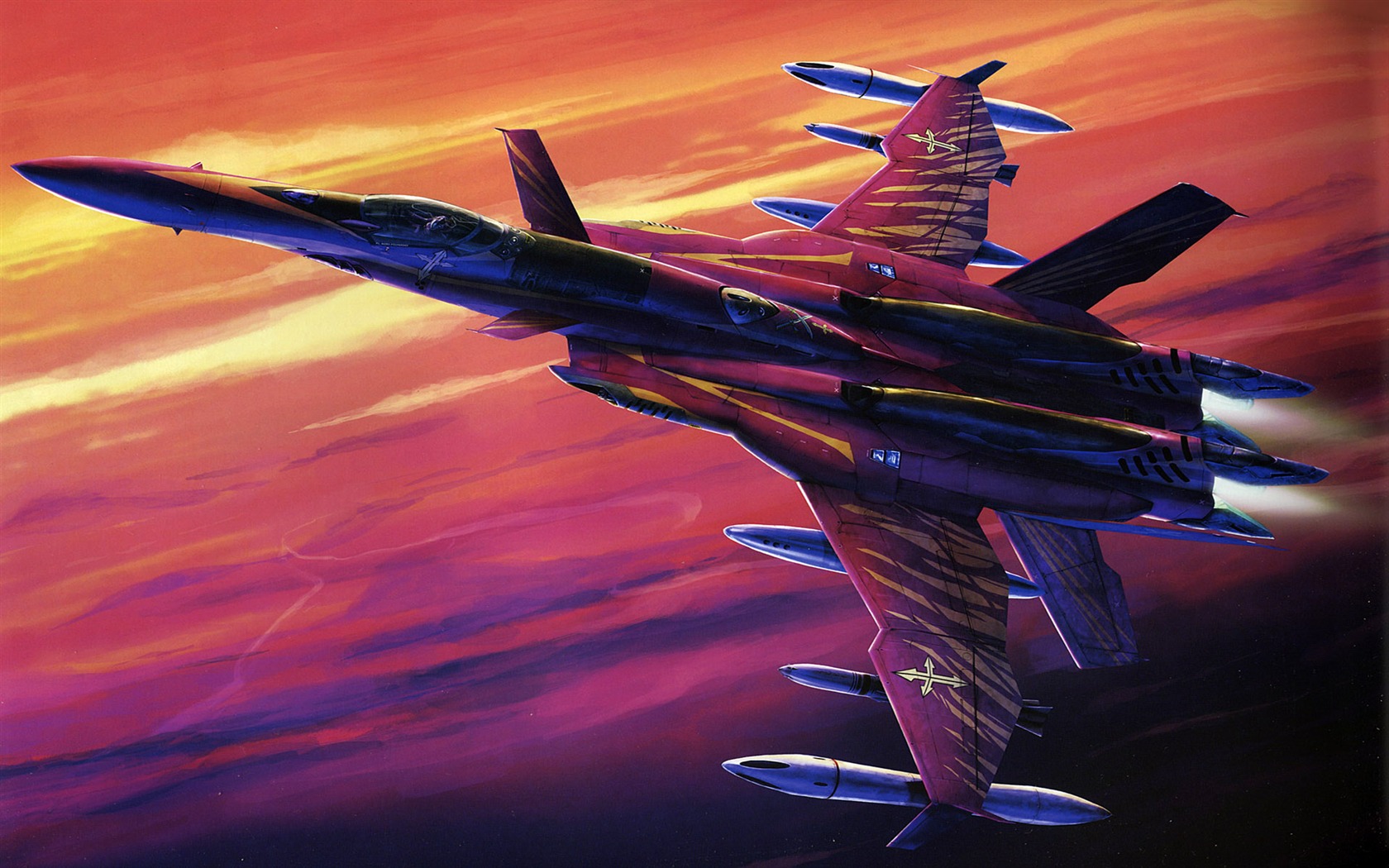 Macross fighter wallpaper (2) #15 - 1680x1050