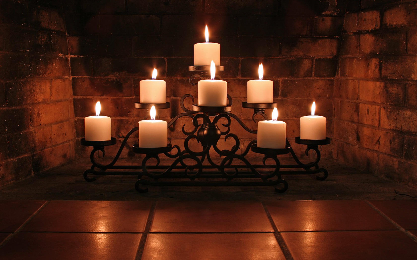 svíčkami tapetu (3) #2 - 1680x1050