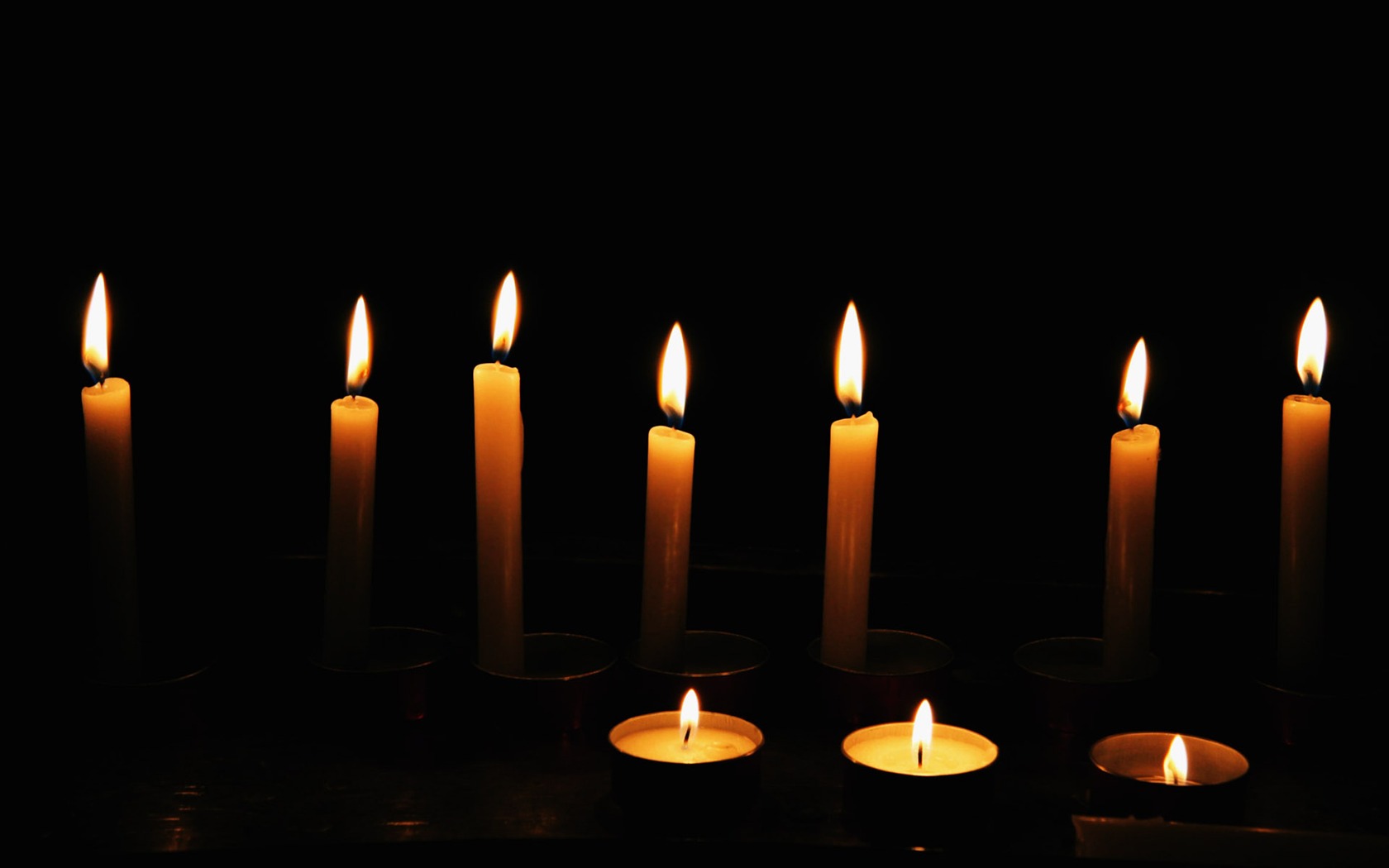 svíčkami tapetu (4) #5 - 1680x1050