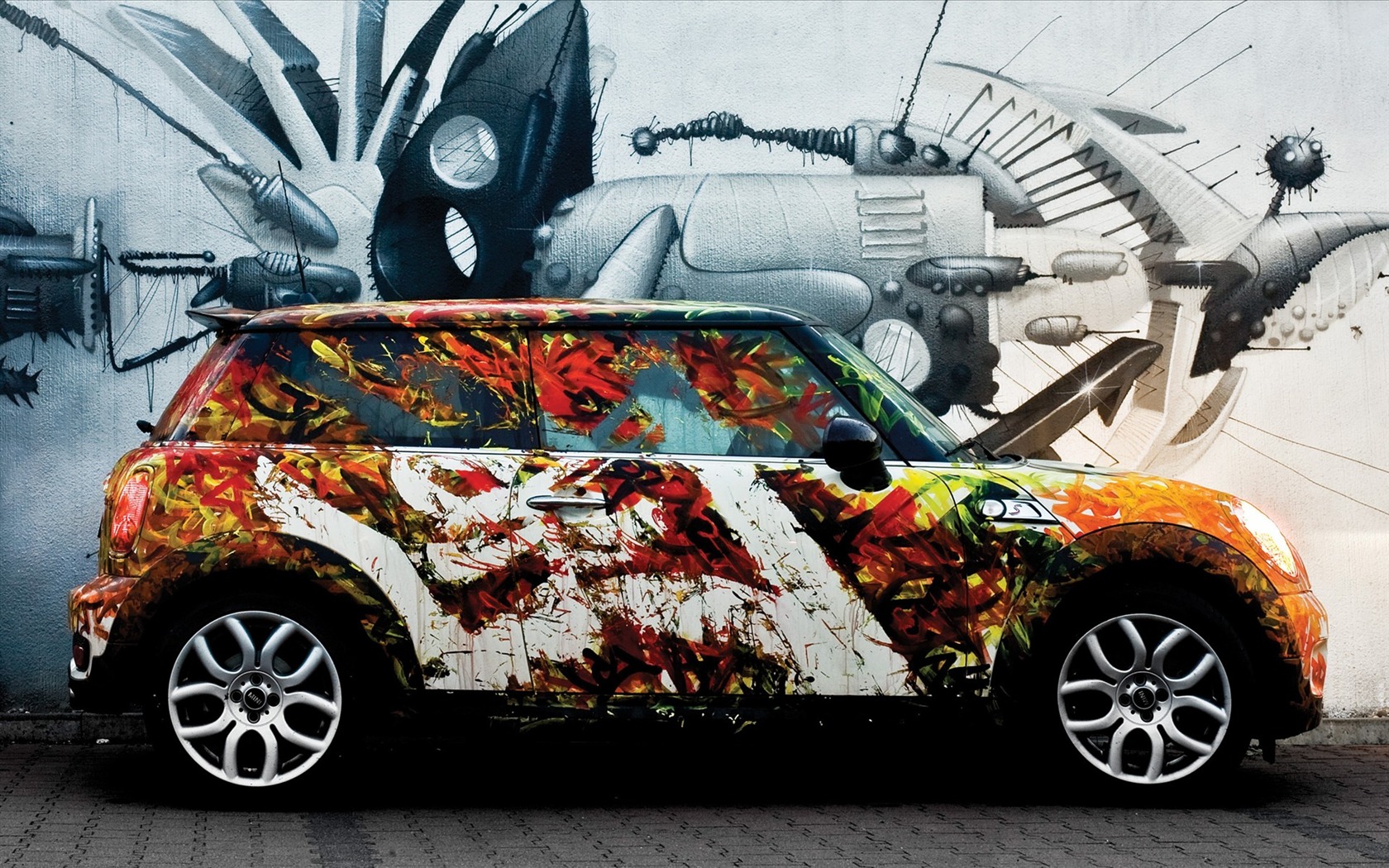Personalized painted car wallpaper #9 - 1680x1050