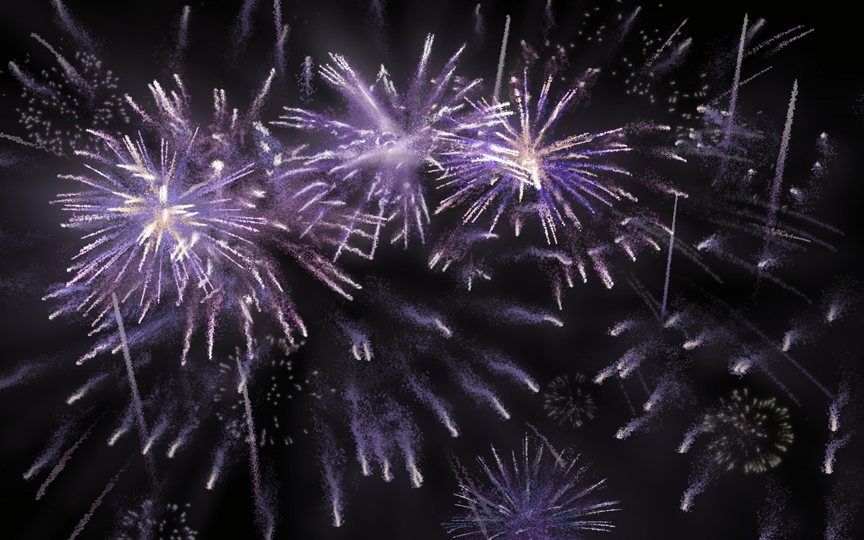 Colorful fireworks HD wallpaper #3 - 1680x1050