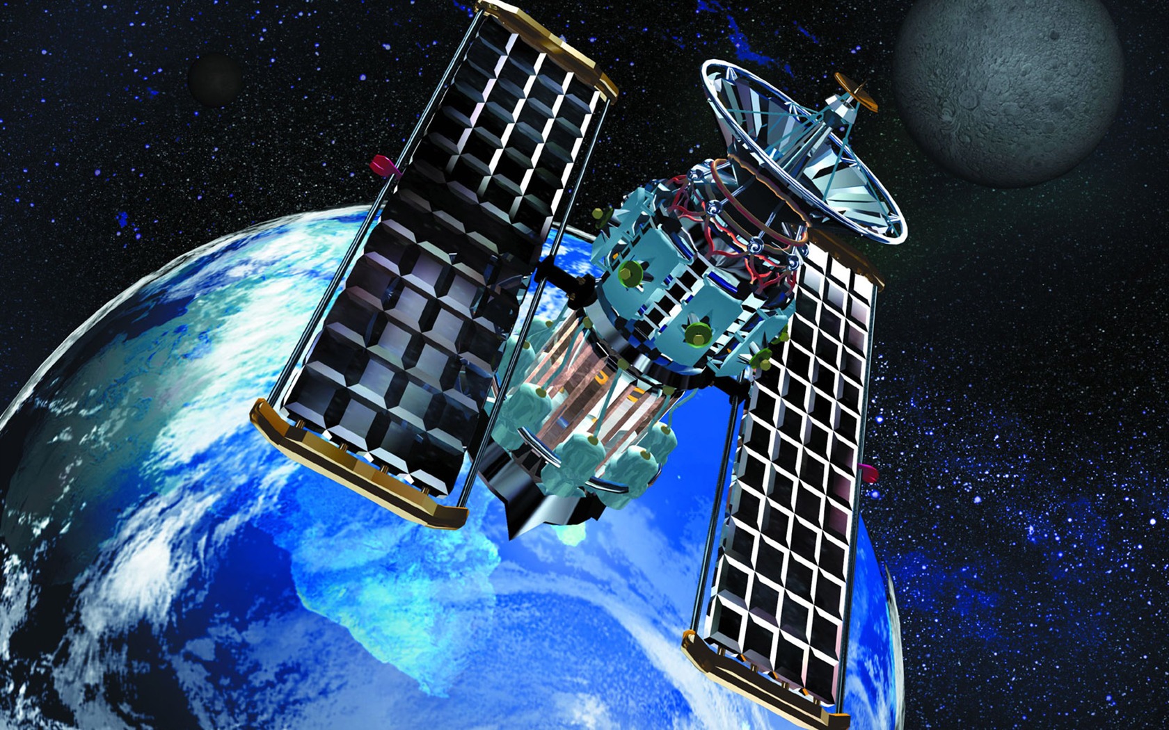Satelliten-Kommunikations-Tapete (2) #6 - 1680x1050