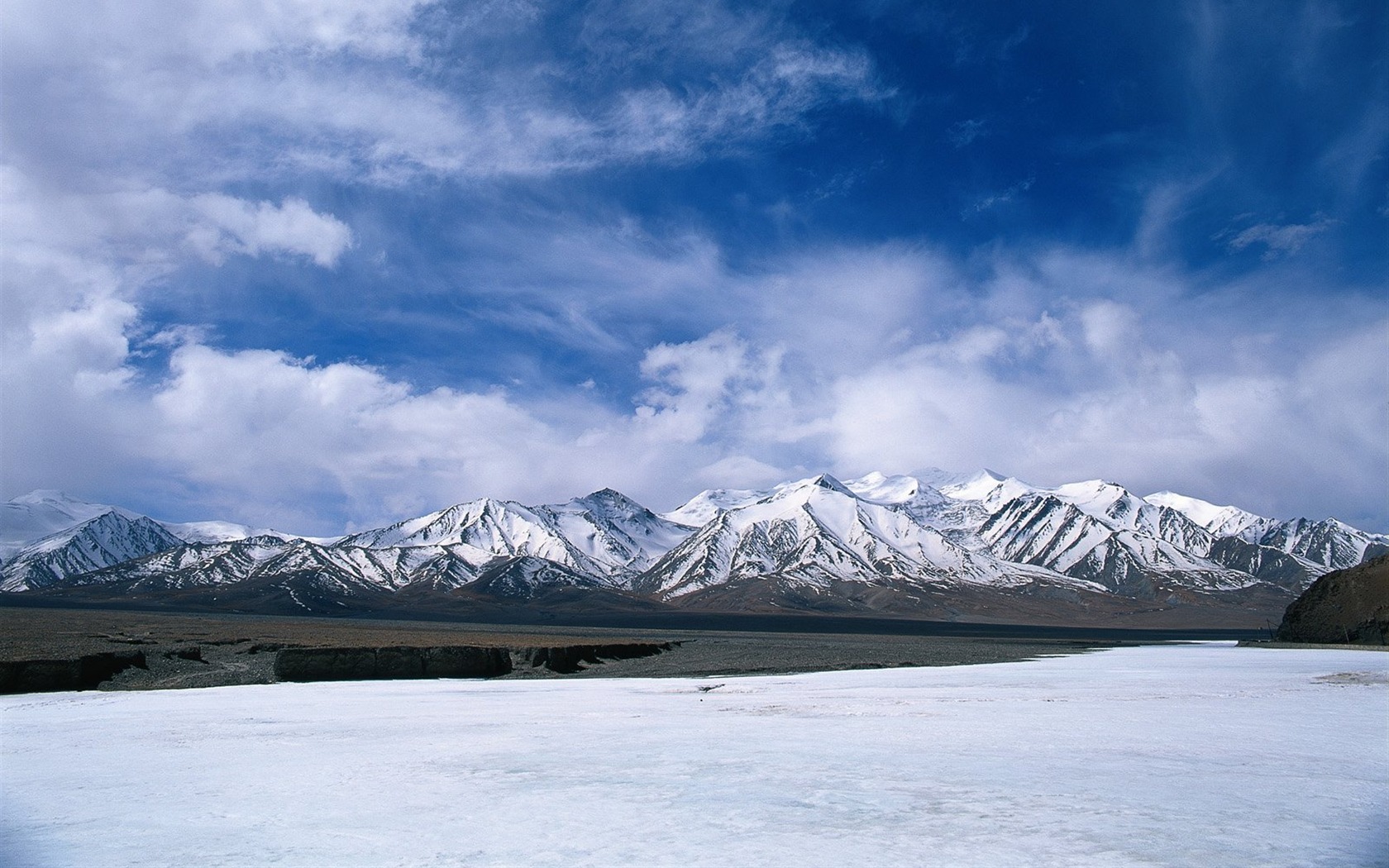 冬天雪景壁纸18 - 1680x1050