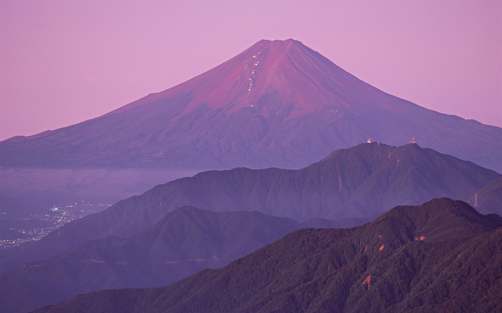 Mount Fuji, Japonsko tapety (1) #5 - 1680x1050