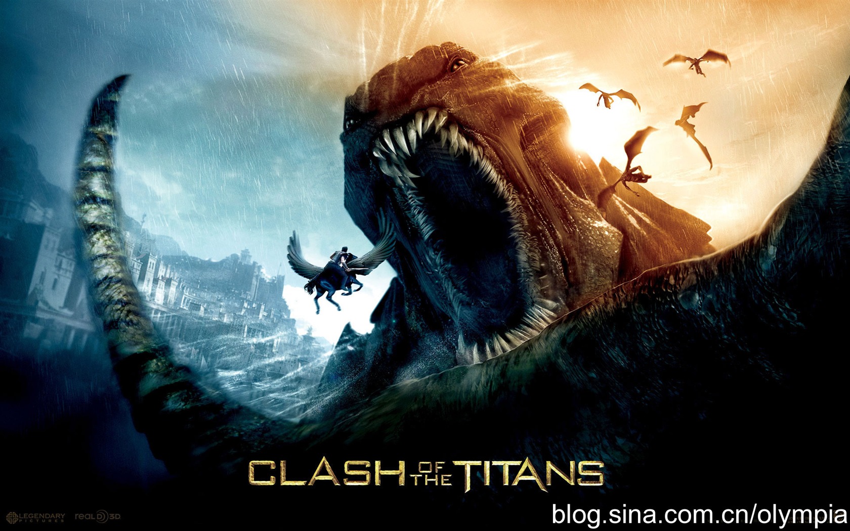 Clash of the Titans Tapete #4 - 1680x1050