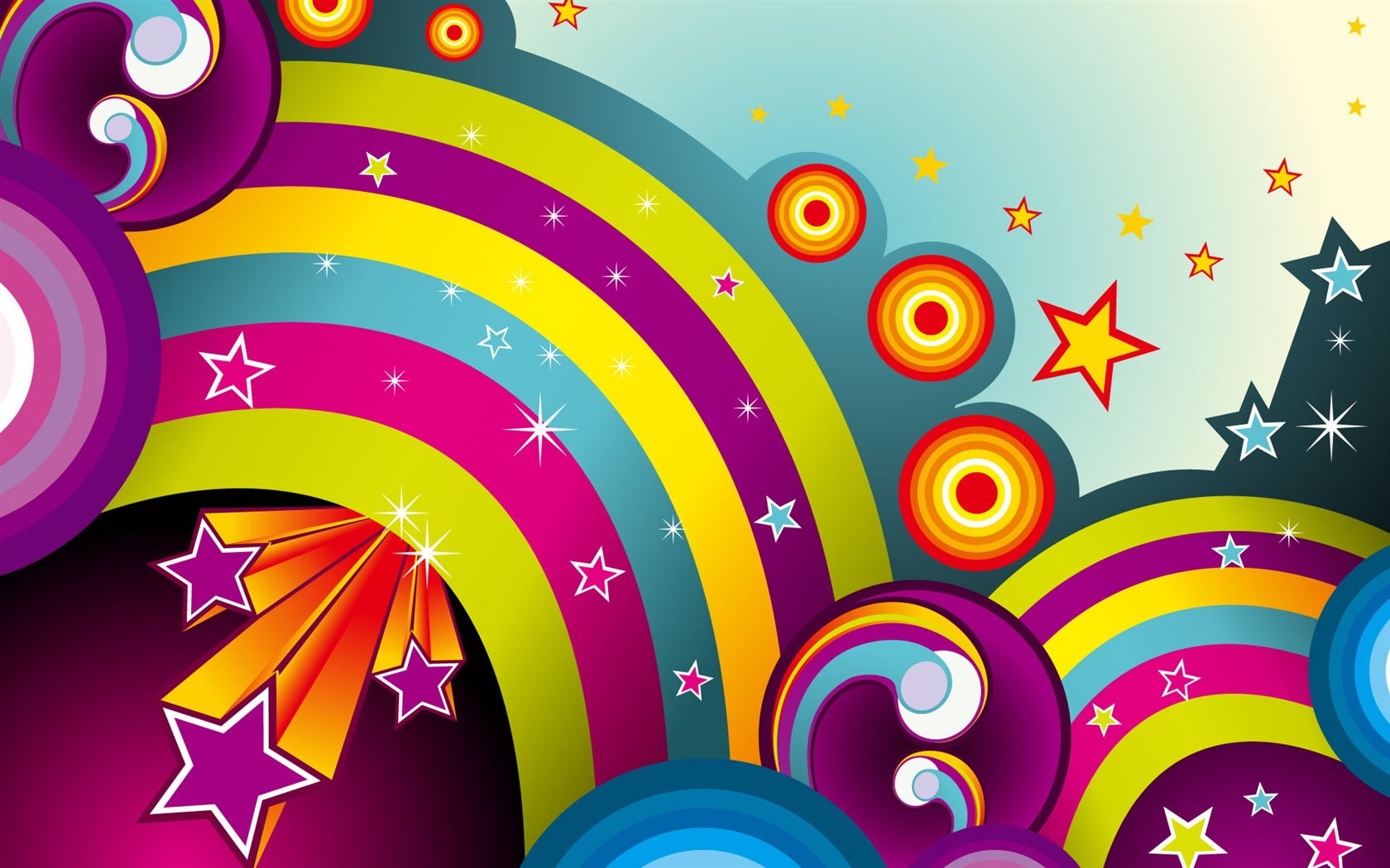 Widescreen trend vector wallpaper (1) #3 - 1680x1050