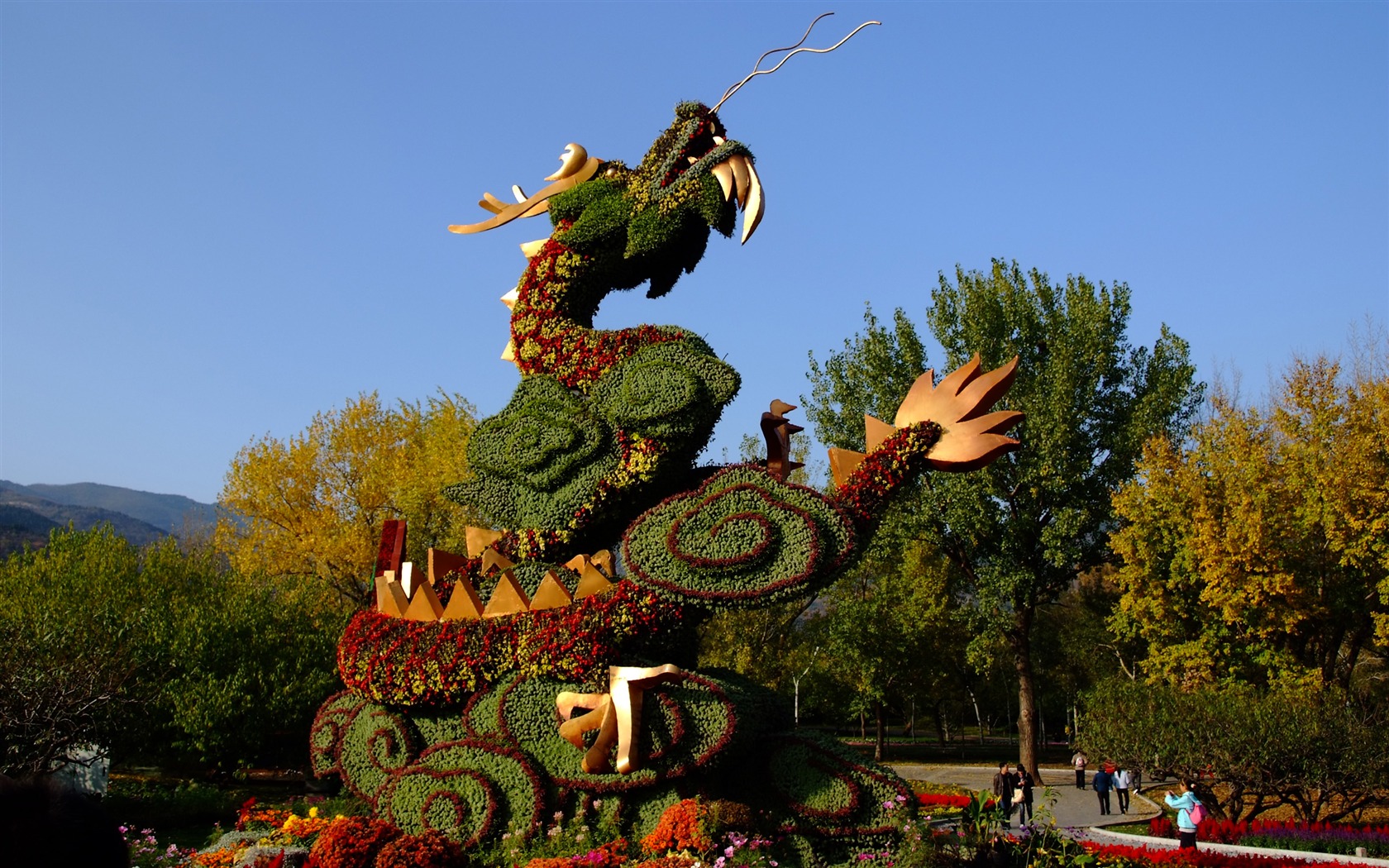 Xiangshan jardín de otoño (obras barras de refuerzo) #6 - 1680x1050