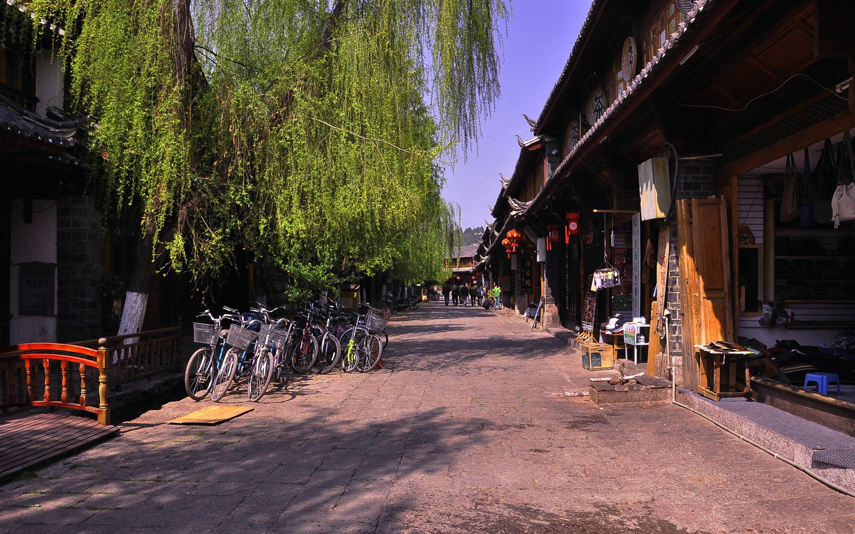 Lijiang ancient town atmosphere (2) (old Hong OK works) #21 - 1680x1050