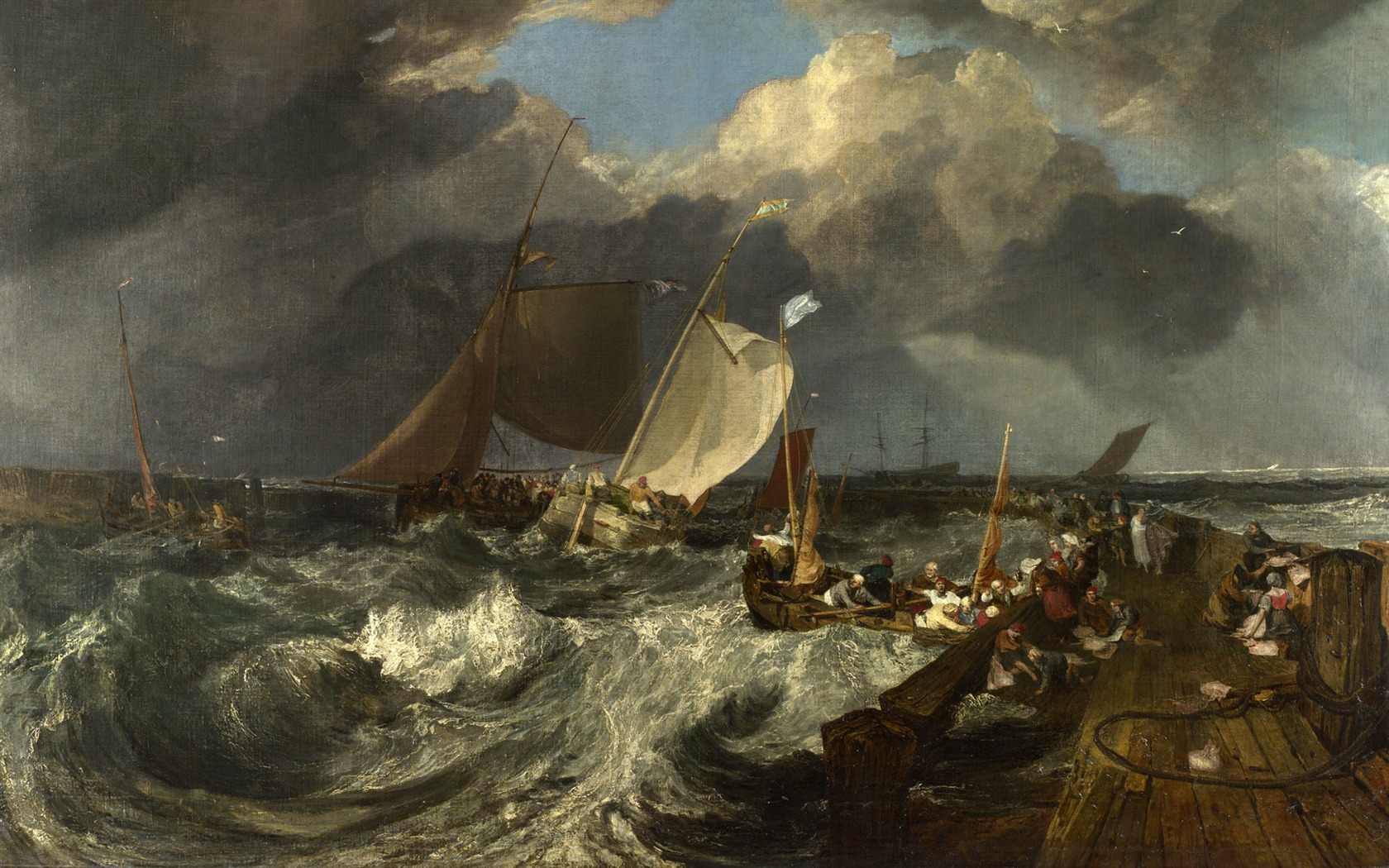 倫敦畫廊帆船 壁紙(一) #13 - 1680x1050