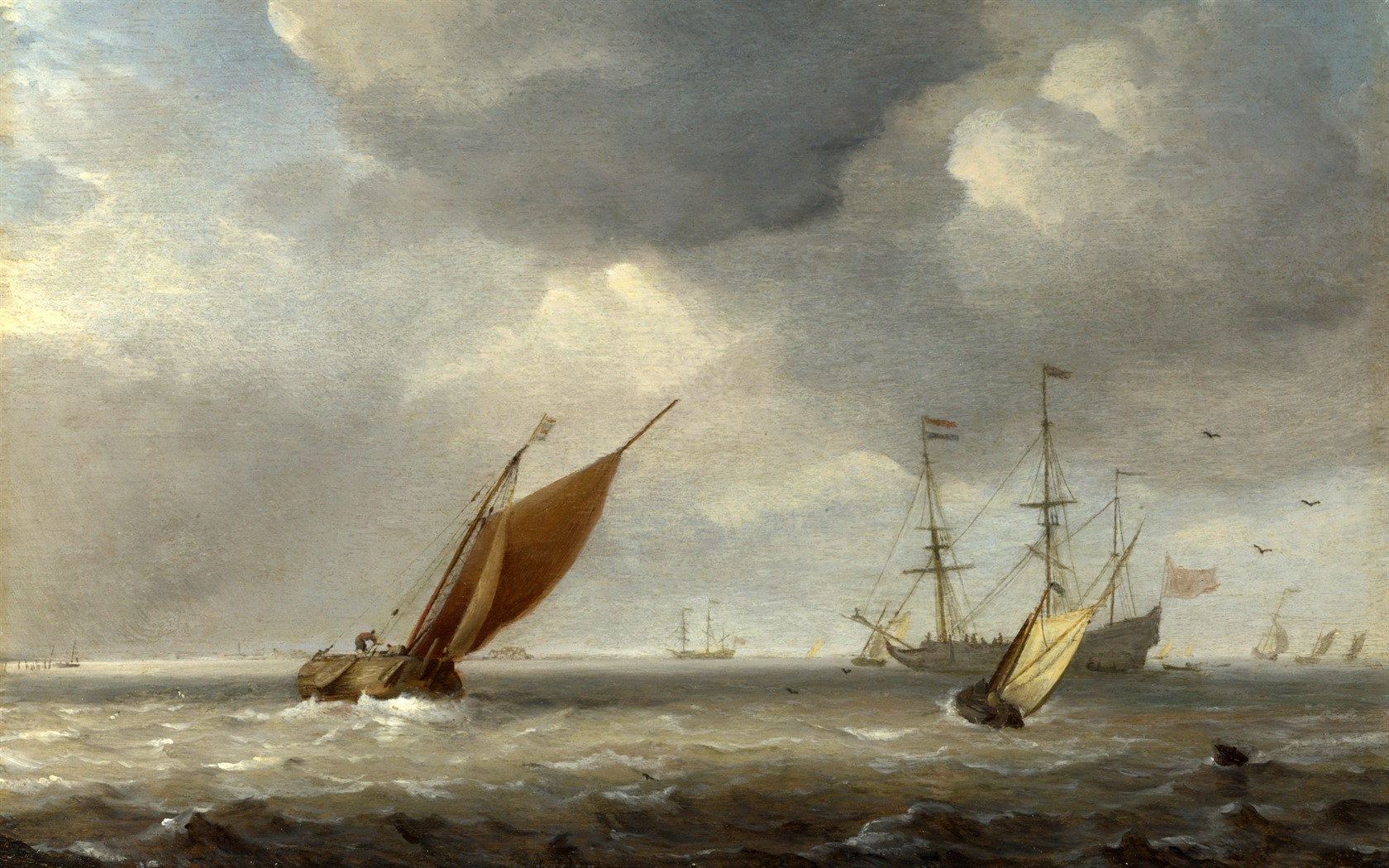 倫敦畫廊帆船 壁紙(一) #14 - 1680x1050