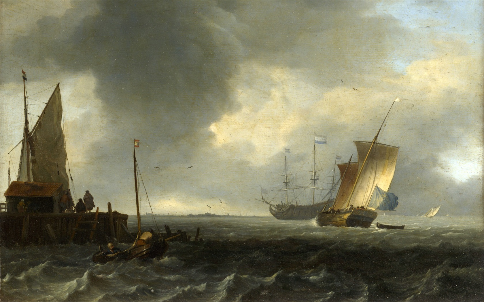倫敦畫廊帆船 壁紙(一) #16 - 1680x1050