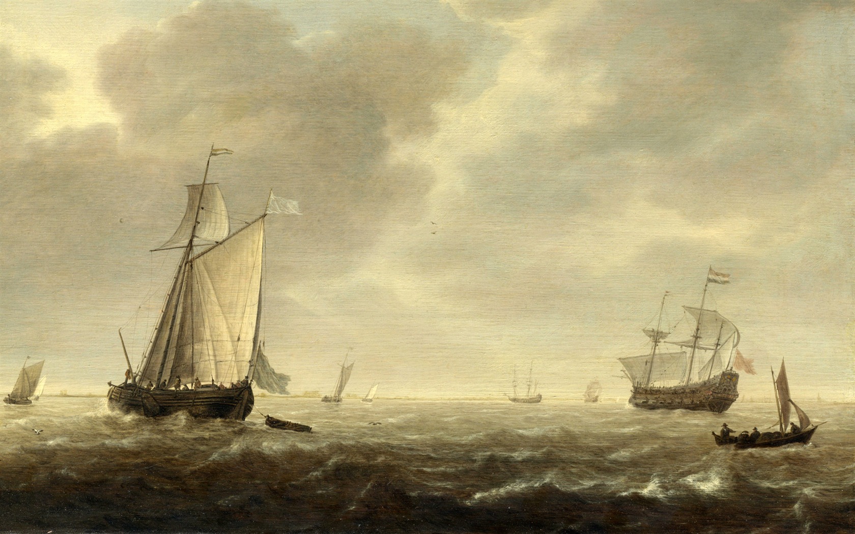 倫敦畫廊帆船 壁紙(一) #18 - 1680x1050