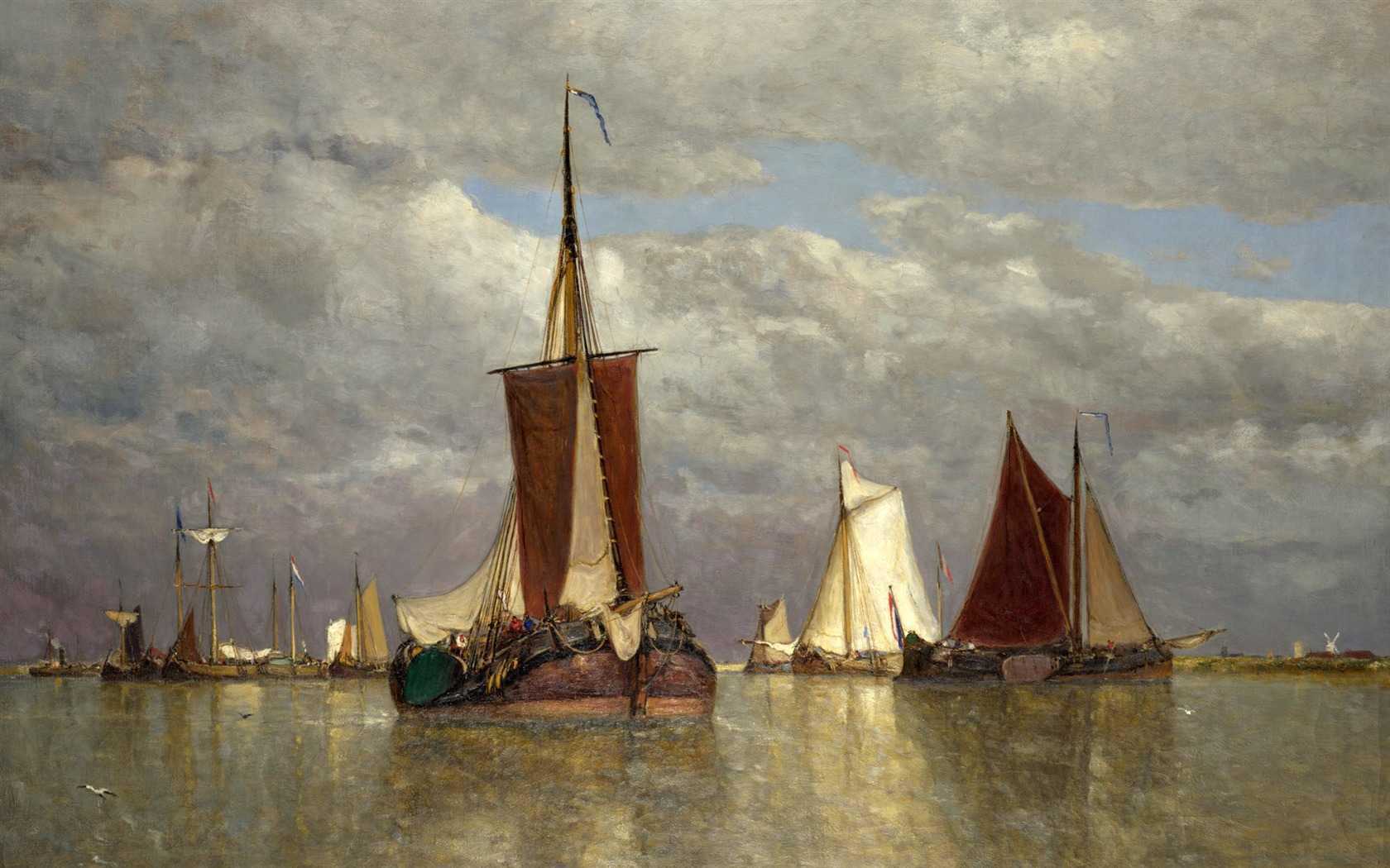 倫敦畫廊帆船 壁紙(一) #19 - 1680x1050