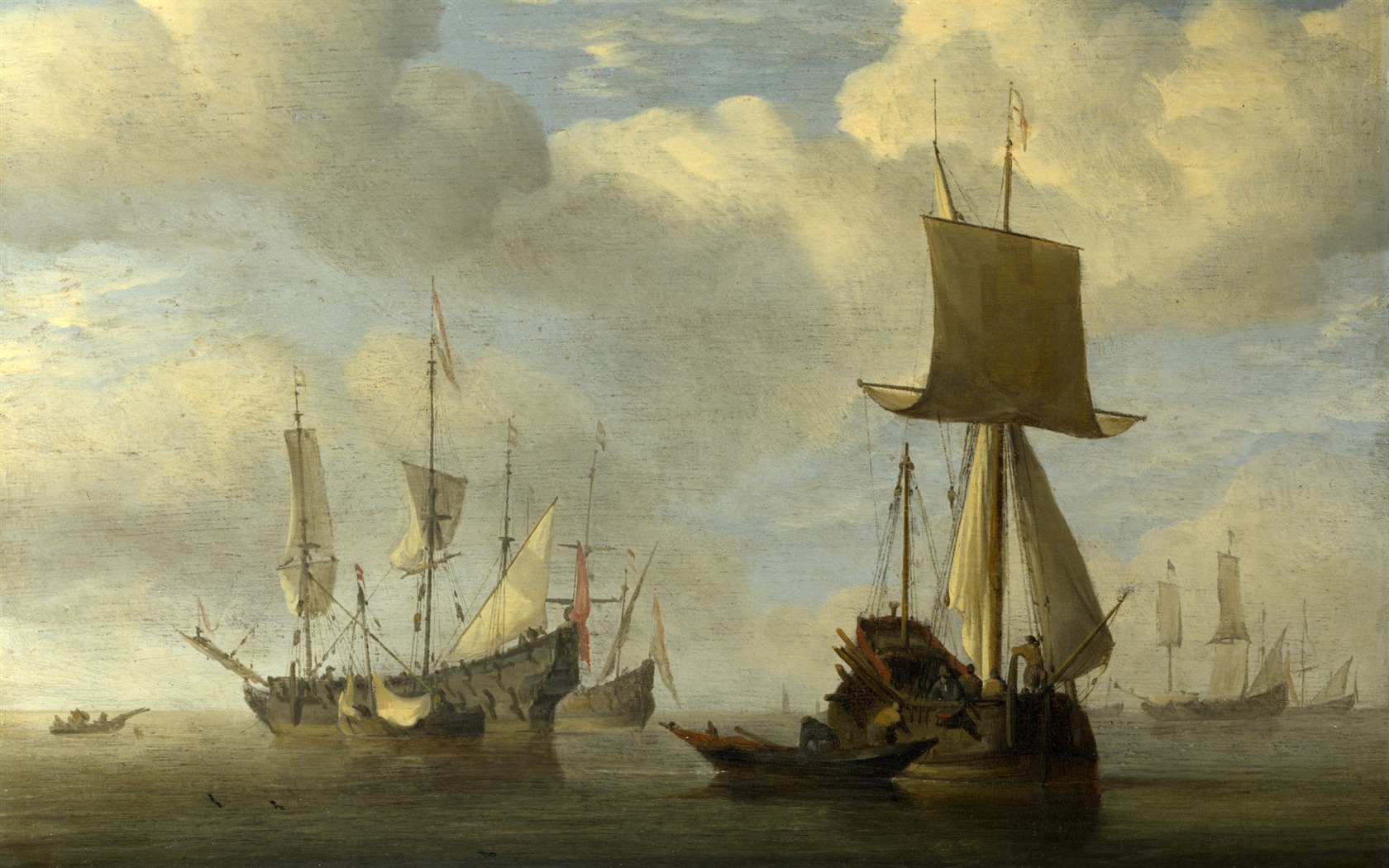 伦敦画廊帆船 壁纸(二)5 - 1680x1050