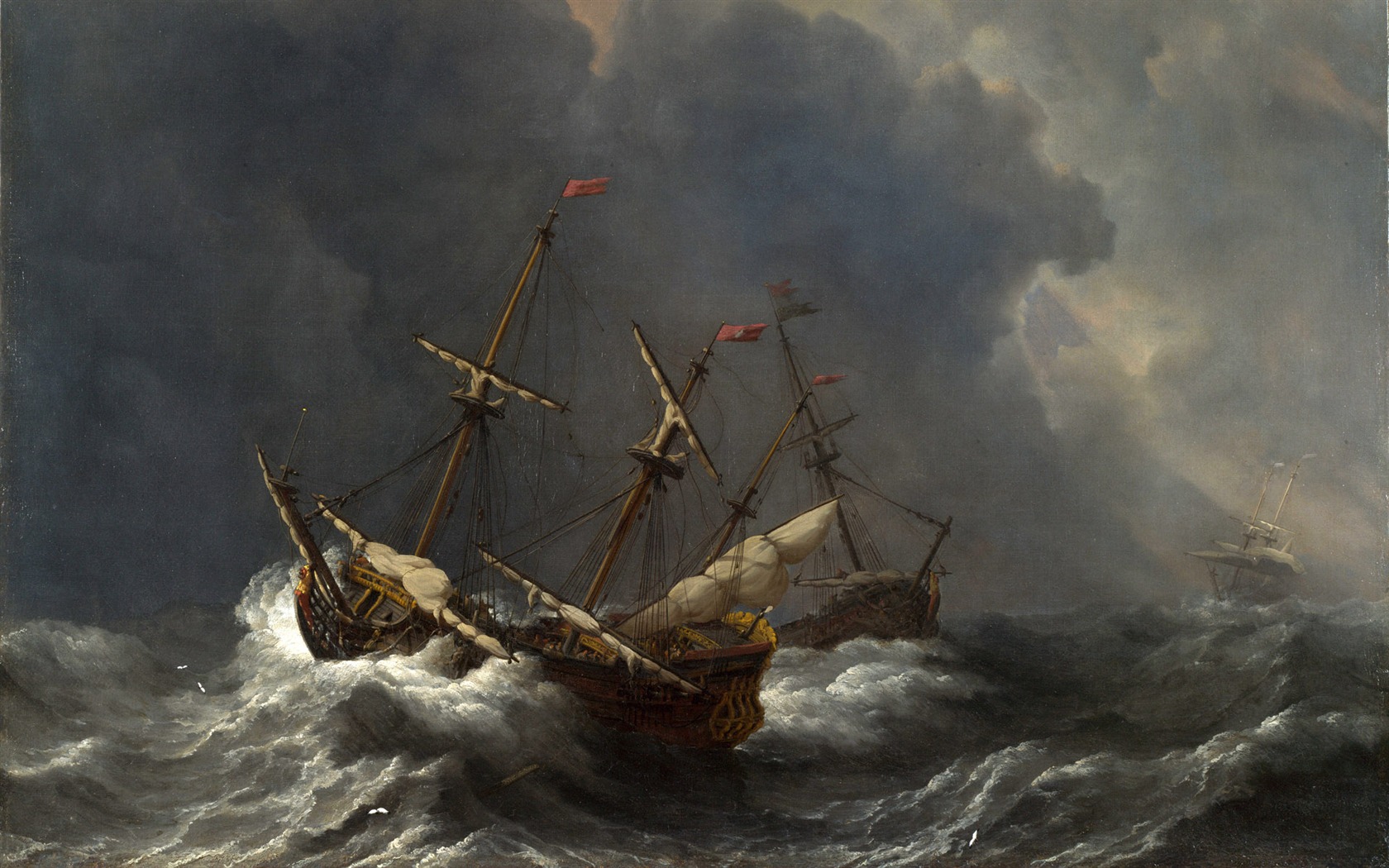 伦敦画廊帆船 壁纸(二)9 - 1680x1050