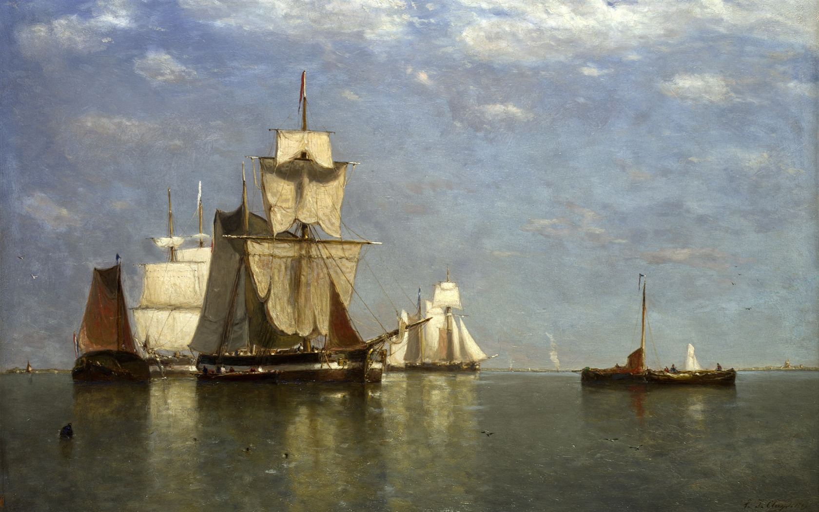 伦敦画廊帆船 壁纸(二)11 - 1680x1050