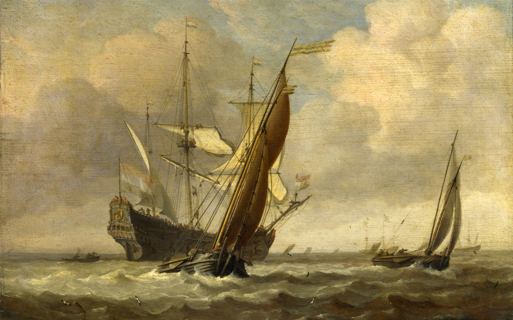 倫敦畫廊帆船 壁紙(二) #19 - 1680x1050