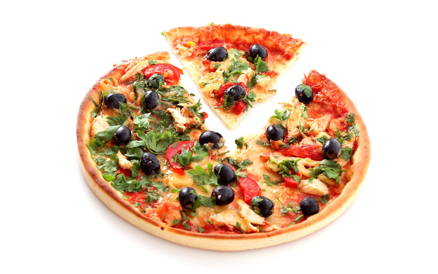 Pizza Jídlo tapety (4) #5 - 1680x1050