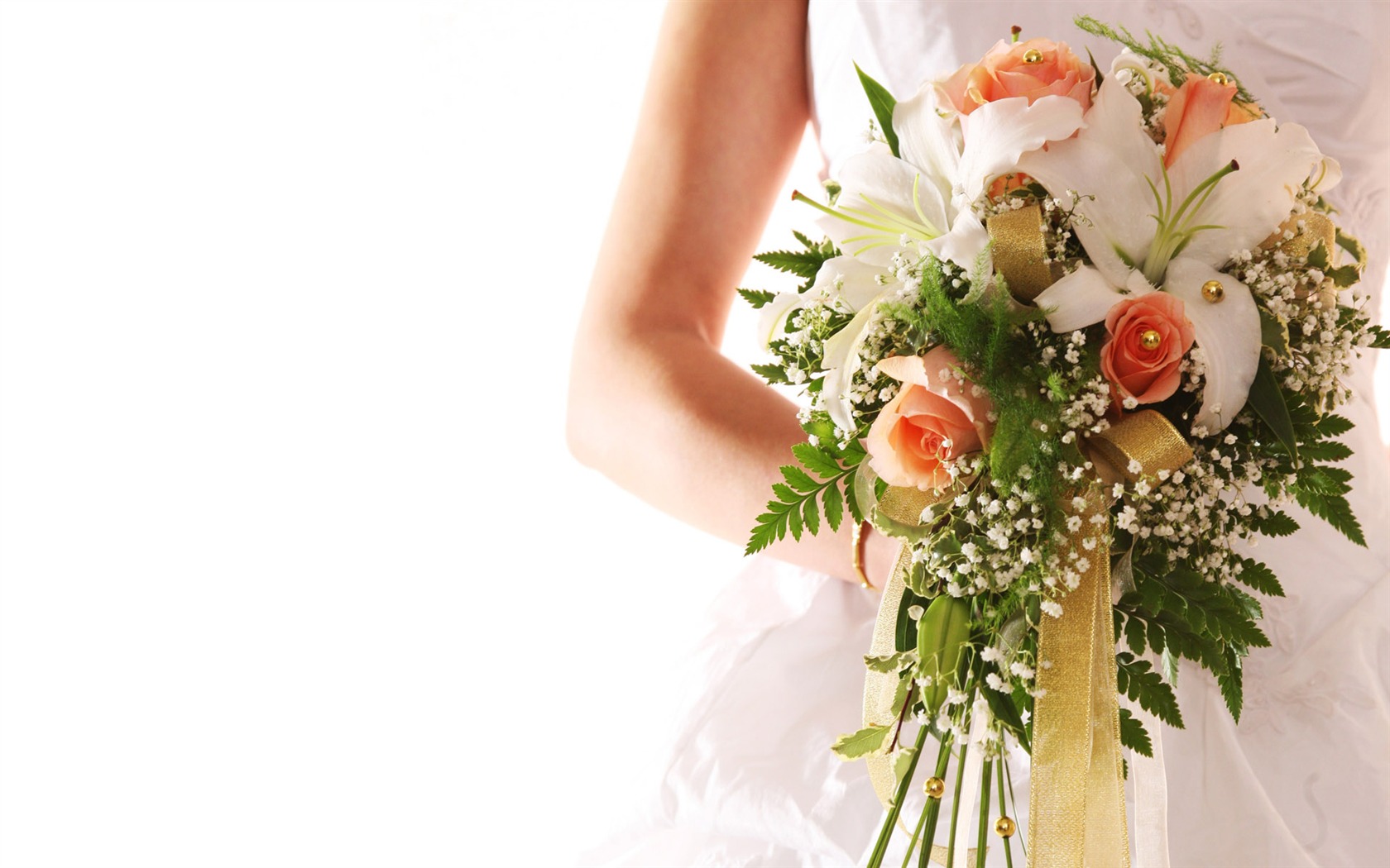 Weddings and Flowers wallpaper (1) #12 - 1680x1050