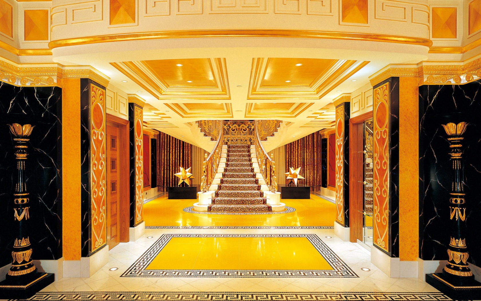 Sept étoiles hôtel Burj Dubai fonds d'écran #10 - 1680x1050