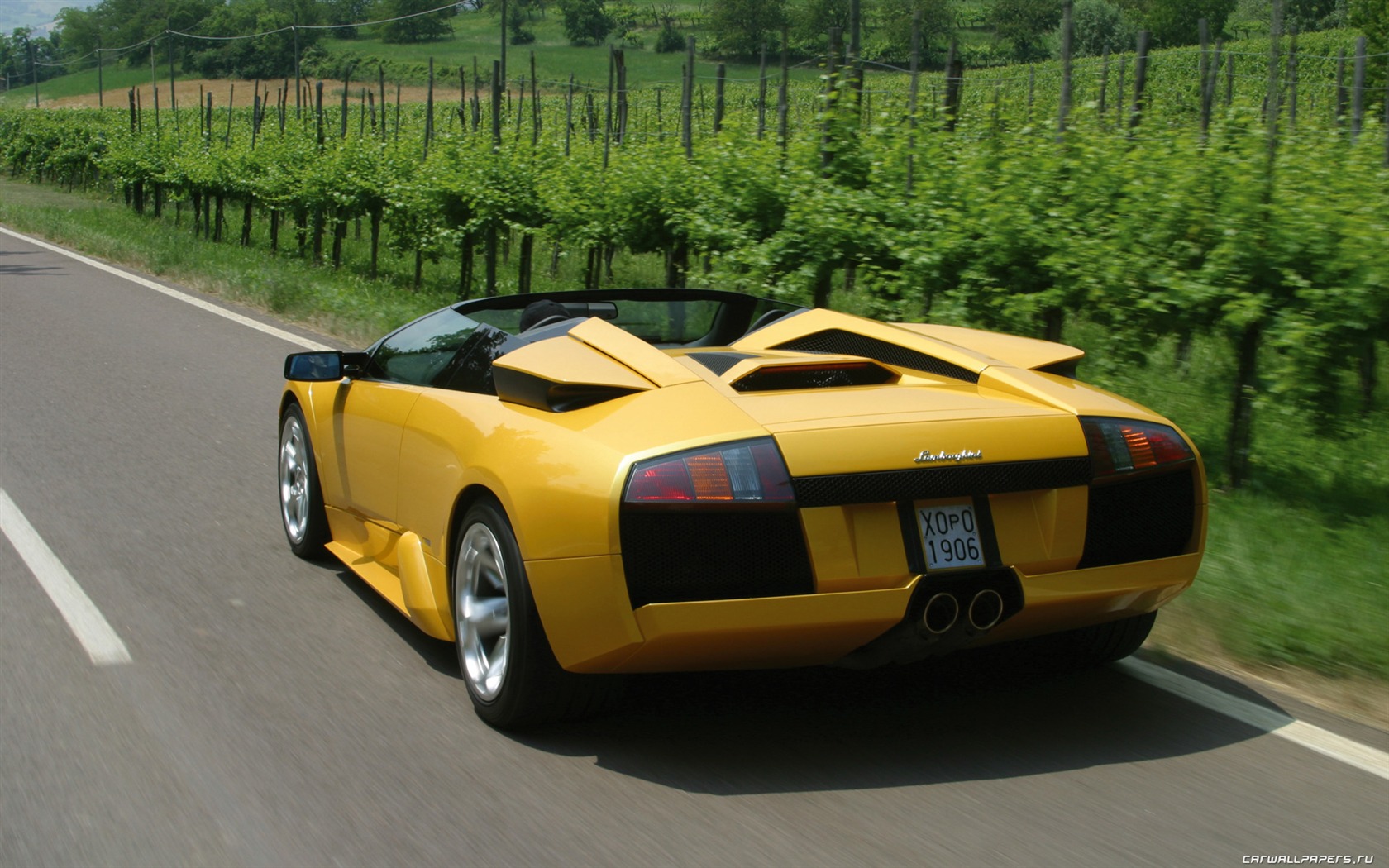 Lamborghini Murcielago Roadster - 2004 HD обои #8 - 1680x1050