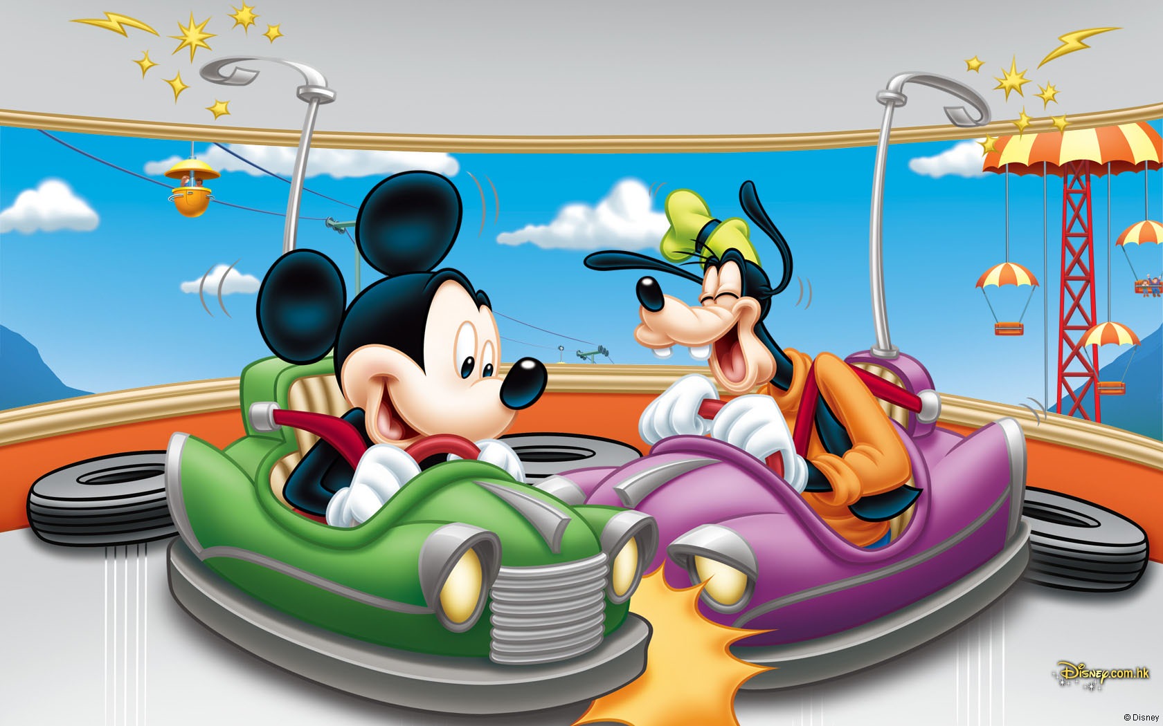 디즈니 만화 미키 배경 화면 (2) #20 - 1680x1050