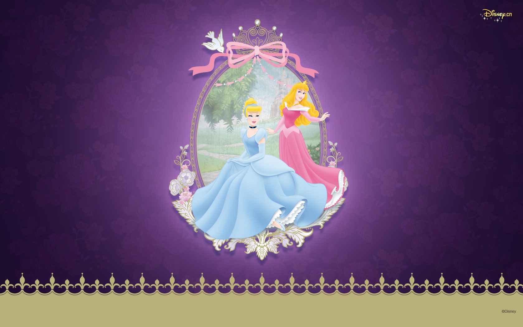 Princesa Disney de dibujos animados fondos de escritorio (2) #11 - 1680x1050