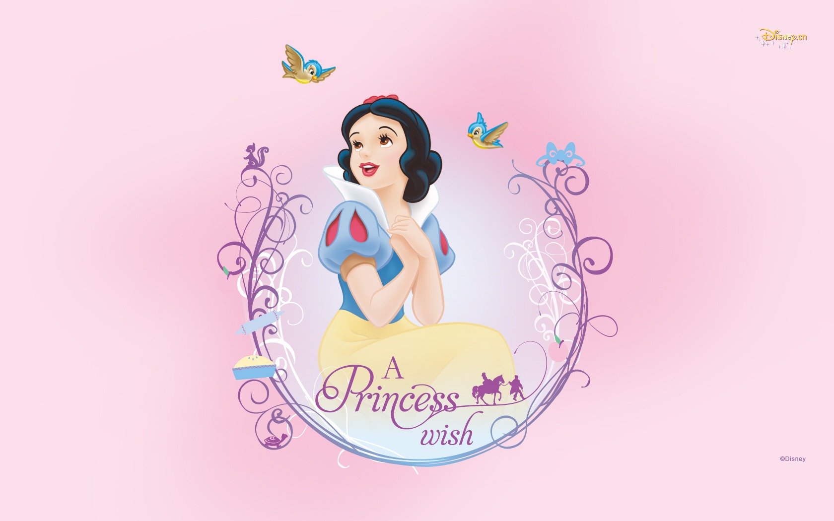 Принцессы Дисней мультфильм обои (2) #17 - 1680x1050