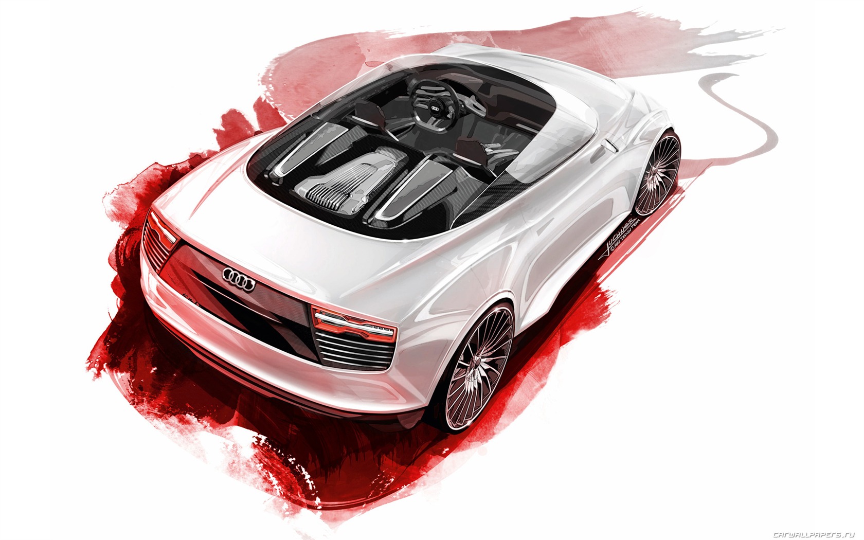 Concept Car Audi e-tron Spyder - 2010 HD tapetu #32 - 1680x1050