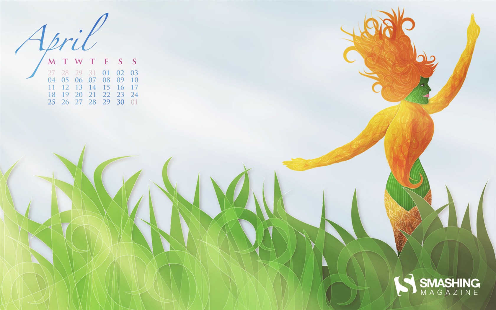 April 2011 Calendar Wallpaper (1) #11 - 1680x1050