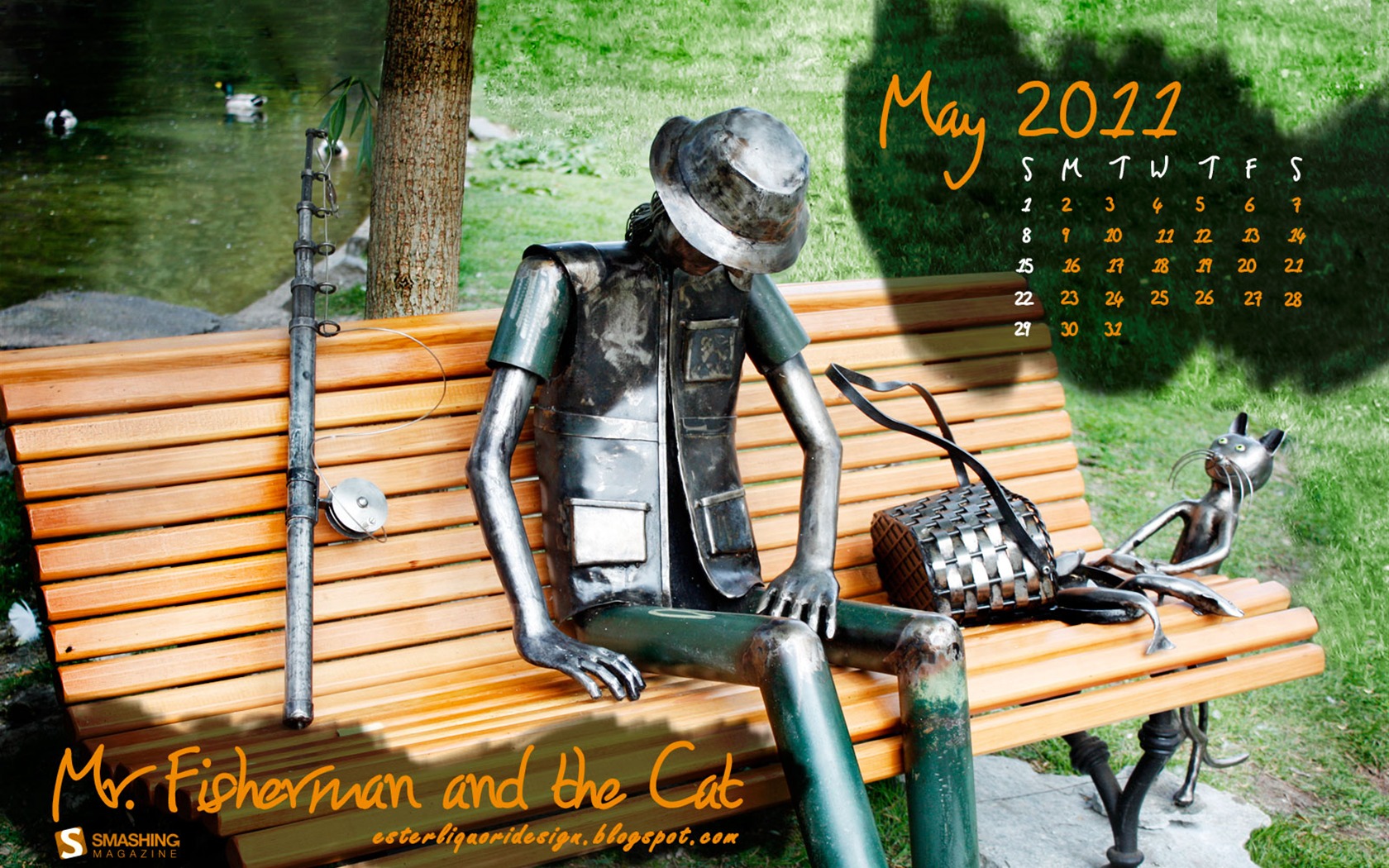 Май 2011 Календарь стола (1) #8 - 1680x1050