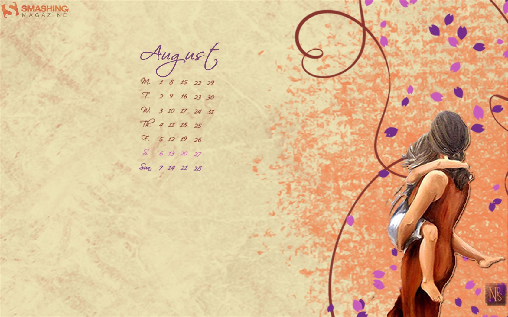 August 2011 calendar wallpaper (2) #13 - 1680x1050