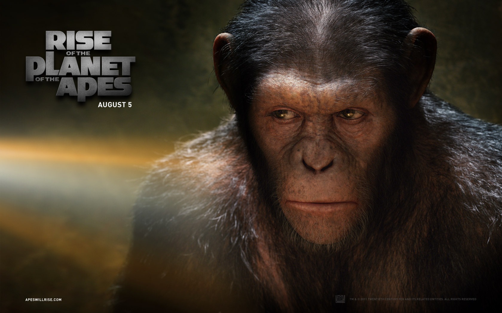 Rise of the Planet of the Apes wallpapers #1 - 1680x1050