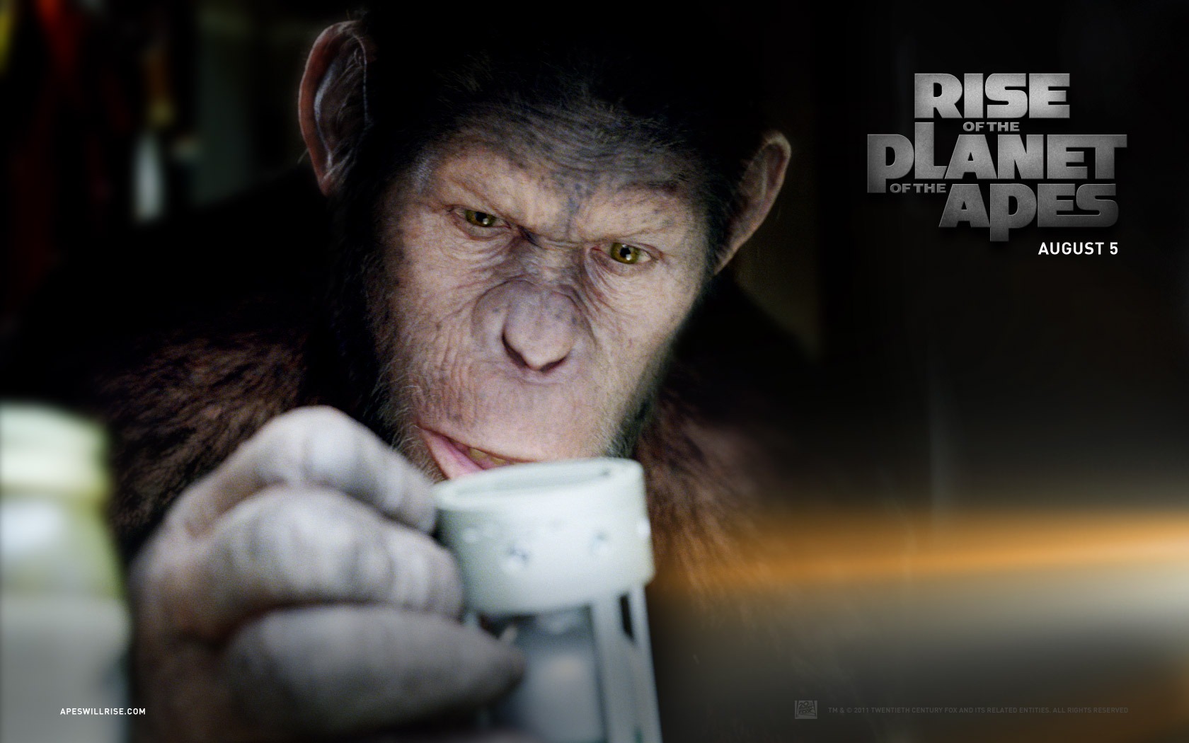 Rise of the Planet of the Apes wallpapers #3 - 1680x1050