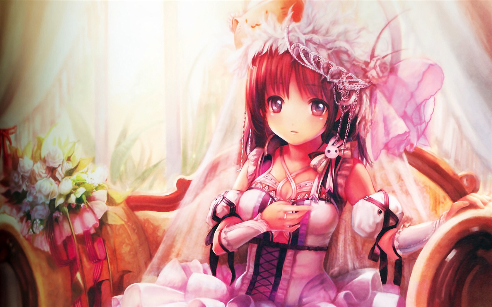 Anime Girl HD wallpapers #12 - 1680x1050