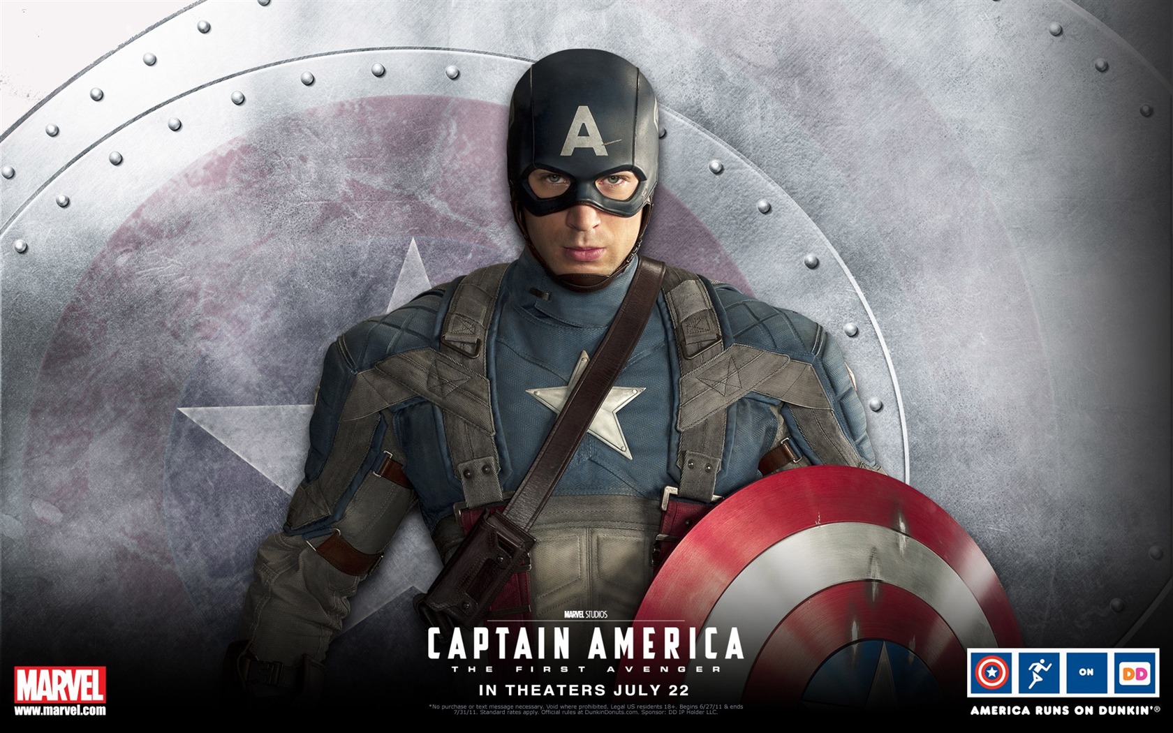 캡틴 아메리카 : 첫번째 아벤저의 HD 배경 화면 #4 - 1680x1050