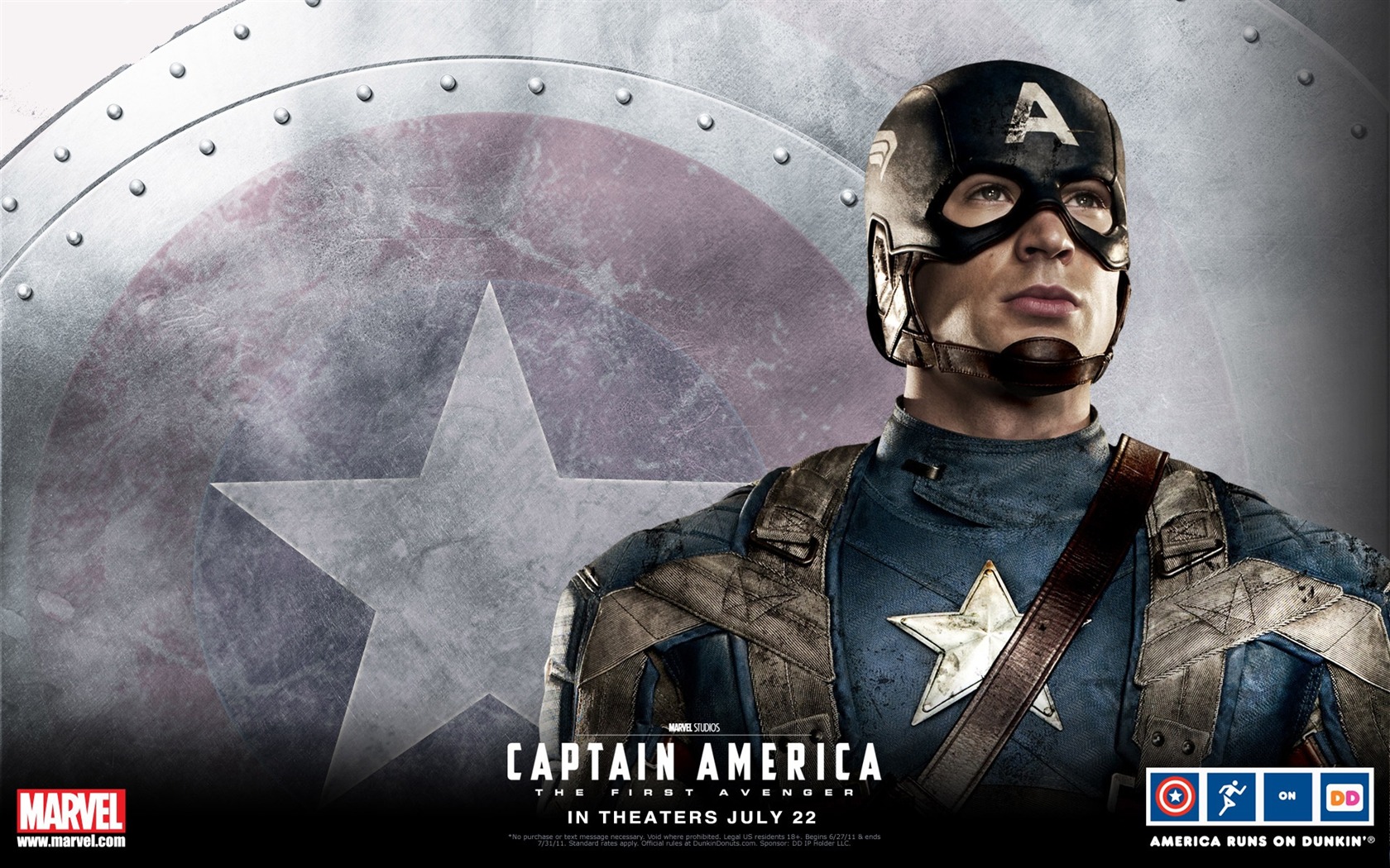 캡틴 아메리카 : 첫번째 아벤저의 HD 배경 화면 #5 - 1680x1050