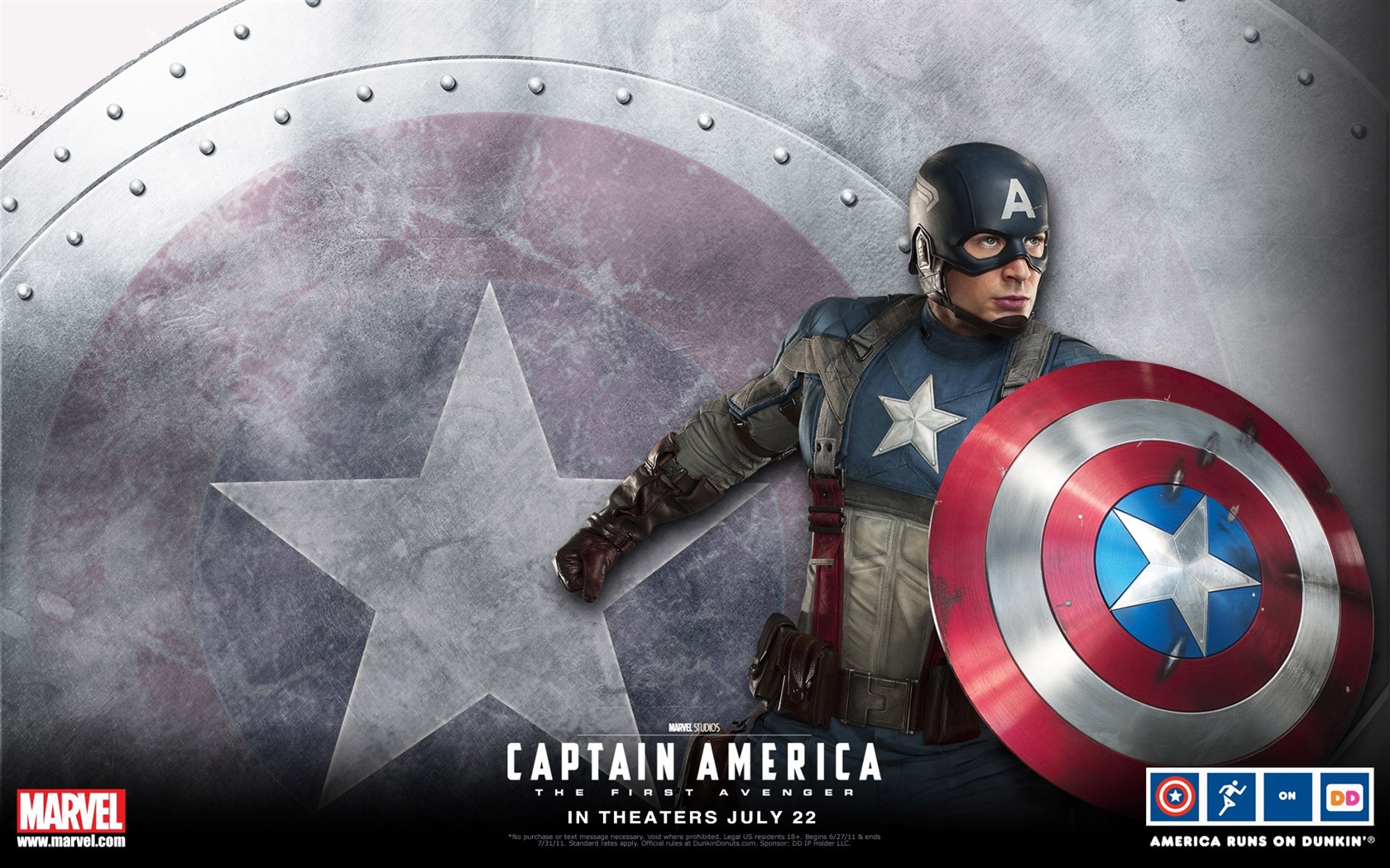 캡틴 아메리카 : 첫번째 아벤저의 HD 배경 화면 #6 - 1680x1050