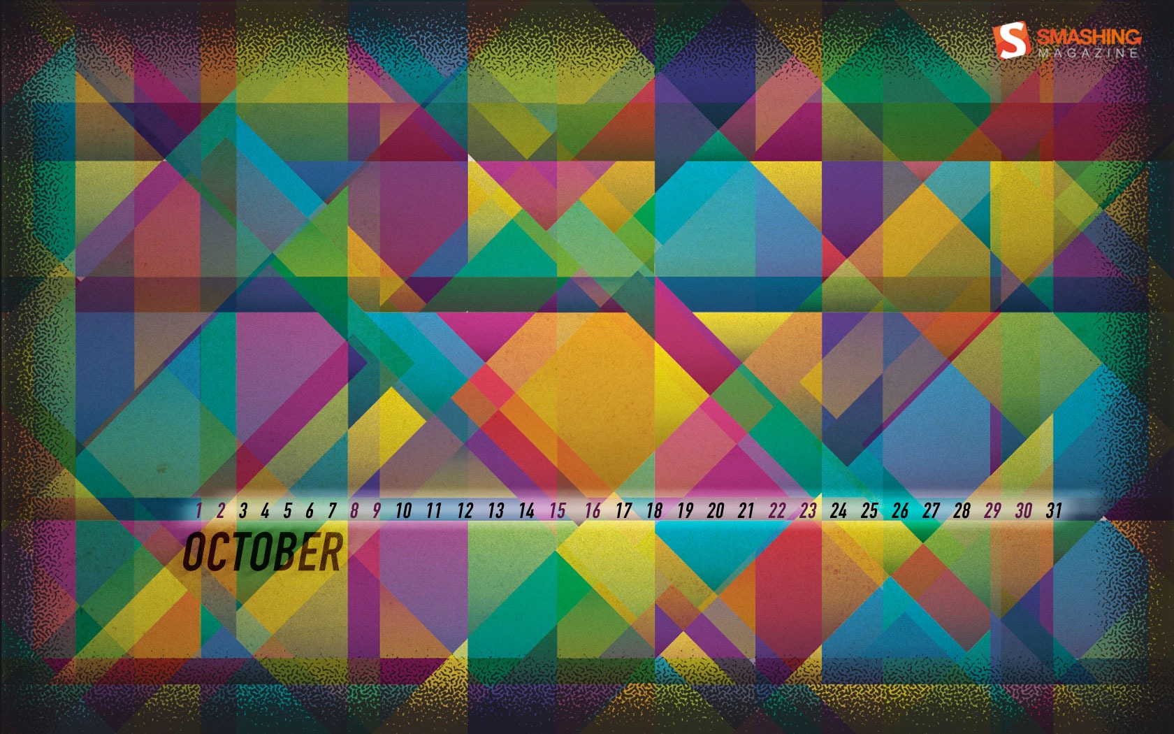 2011년 10월 달력 월페이퍼 (1) #7 - 1680x1050