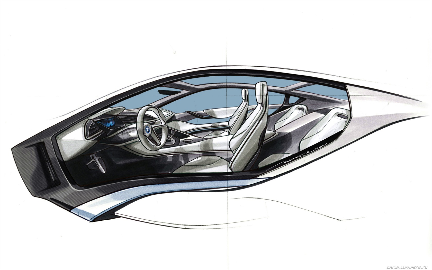 BMW i8 Concept - 2011 寶馬 #44 - 1680x1050
