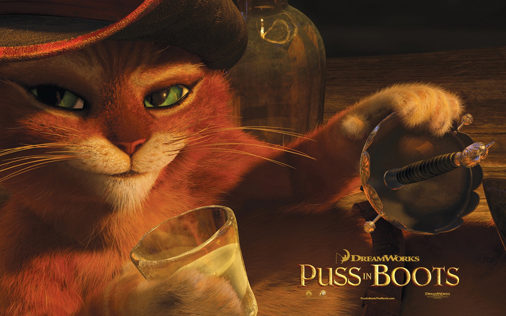 Puss in Boots HD wallpapers #4 - 1680x1050