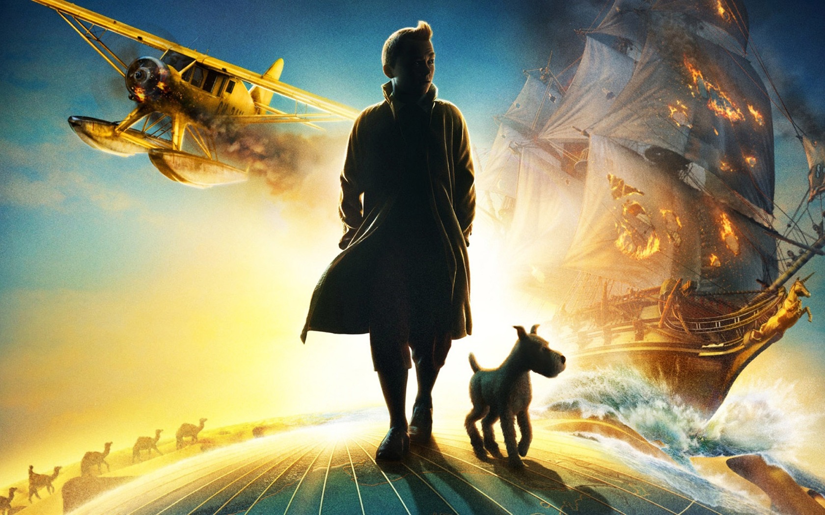 The Adventures of Tintin Tapety HD #1 - 1680x1050