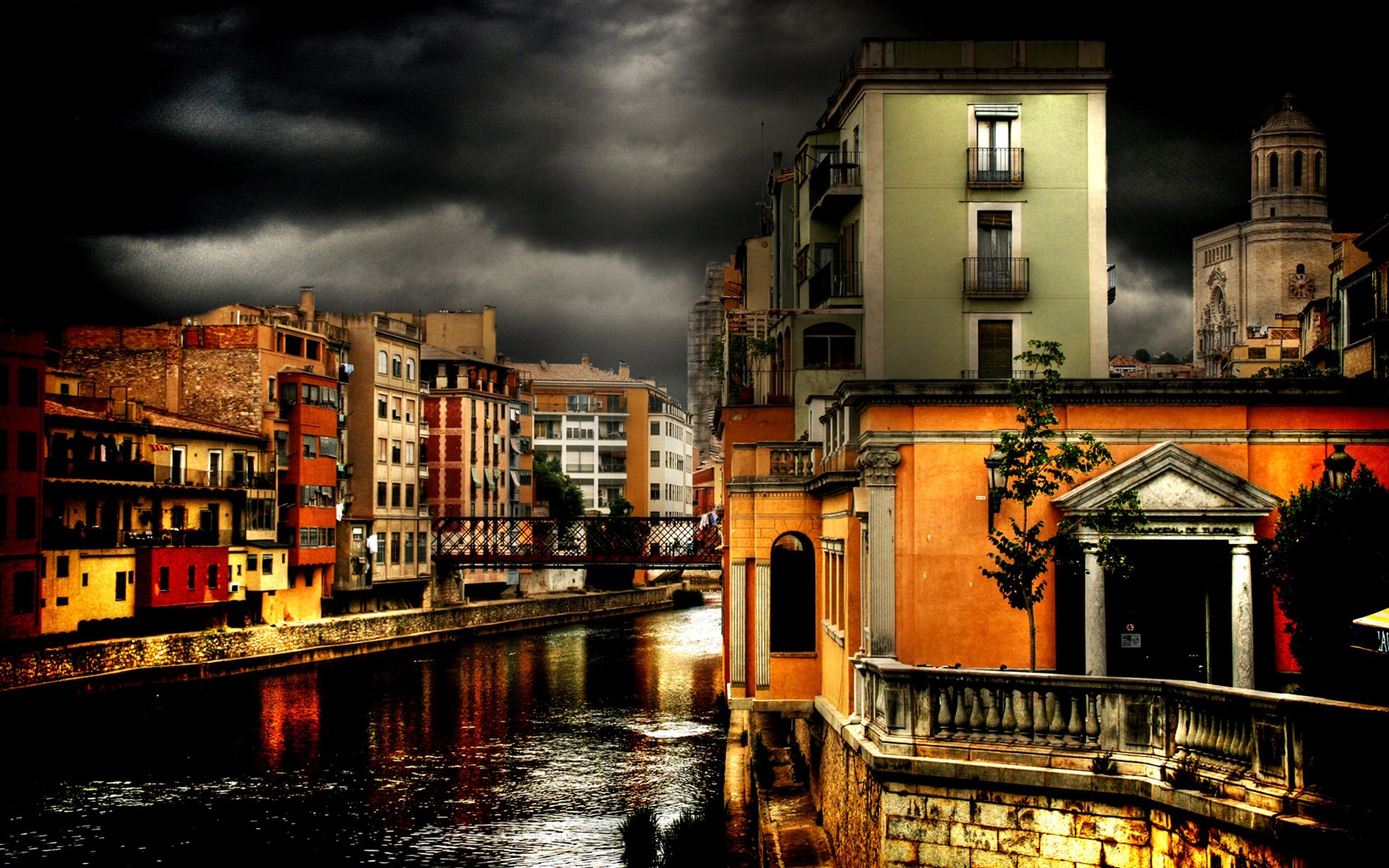 Espagne Girona HDR-style wallpapers #20 - 1680x1050