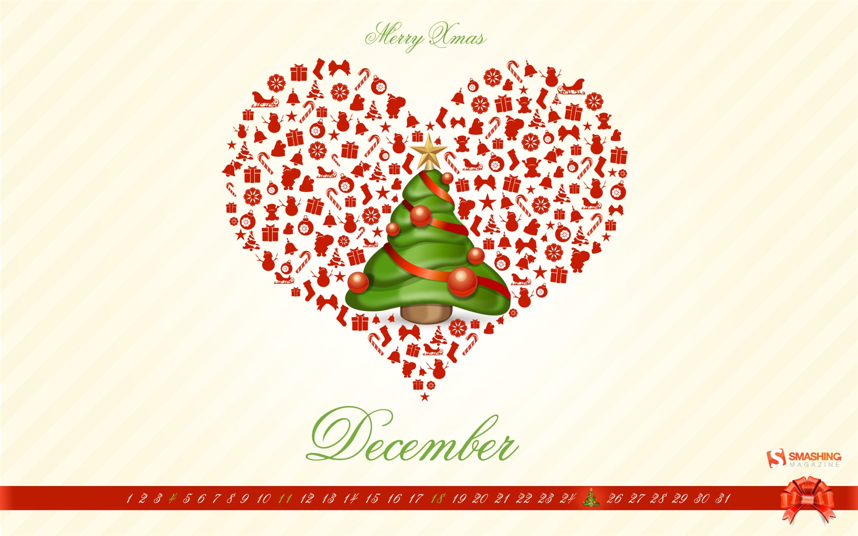 Diciembre 2011 Calendario fondo de pantalla (2) #3 - 1680x1050