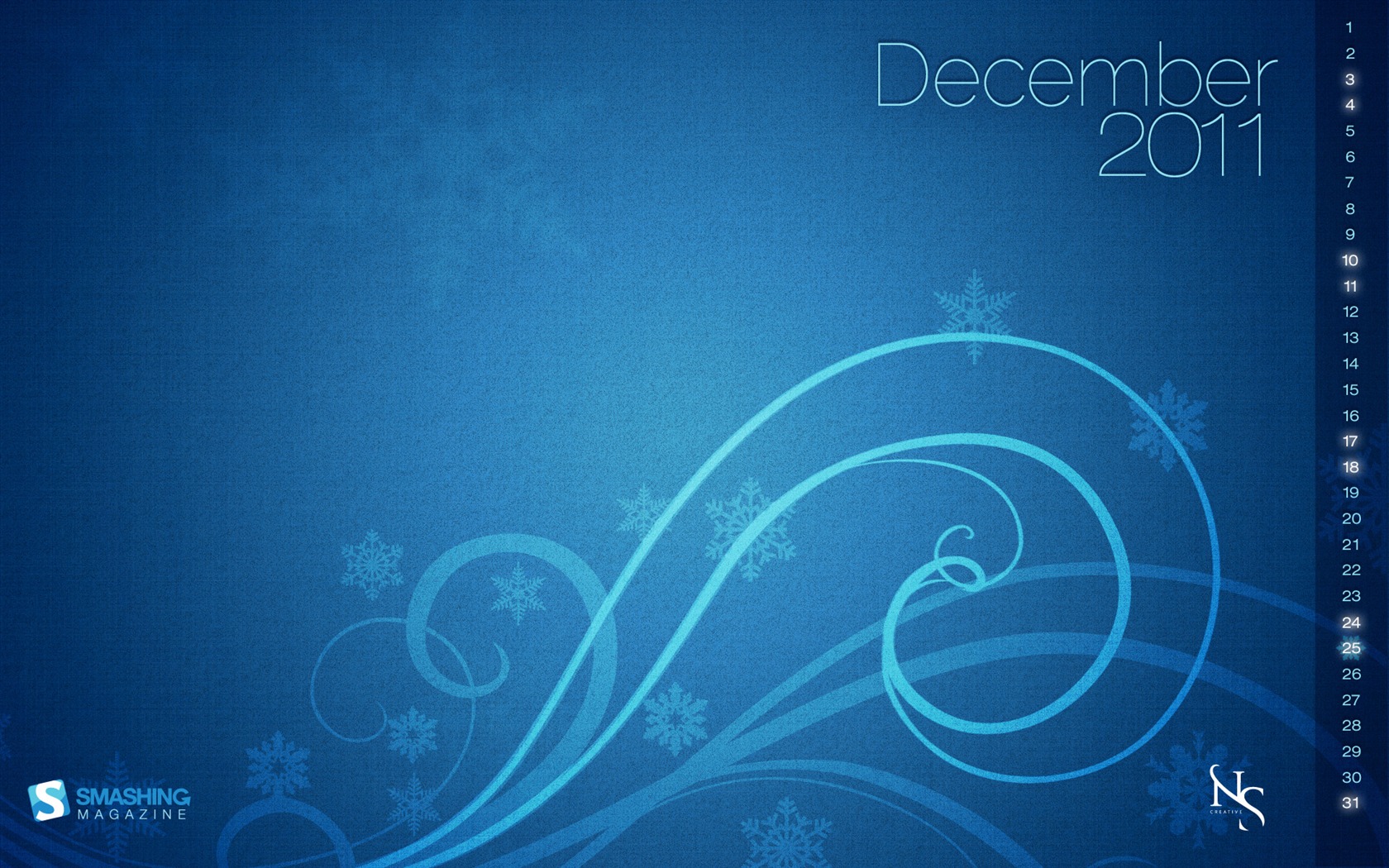Diciembre 2011 Calendario fondo de pantalla (2) #5 - 1680x1050