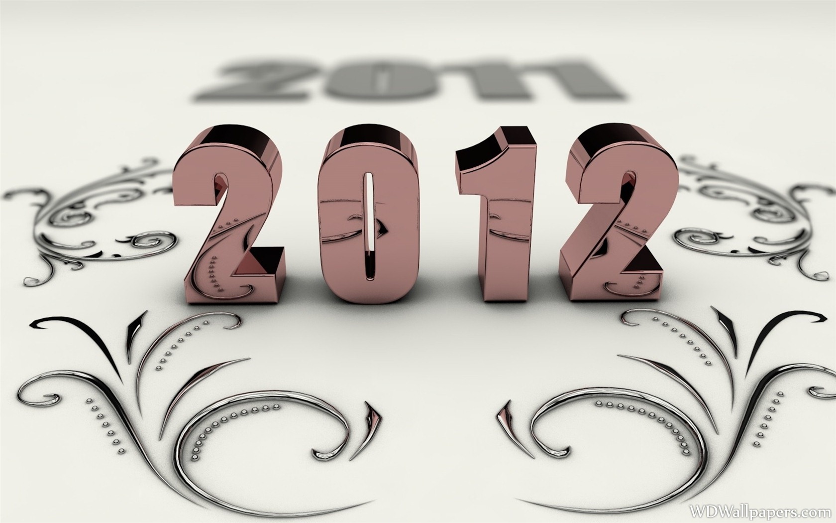 2012 New Year wallpapers (1) #8 - 1680x1050