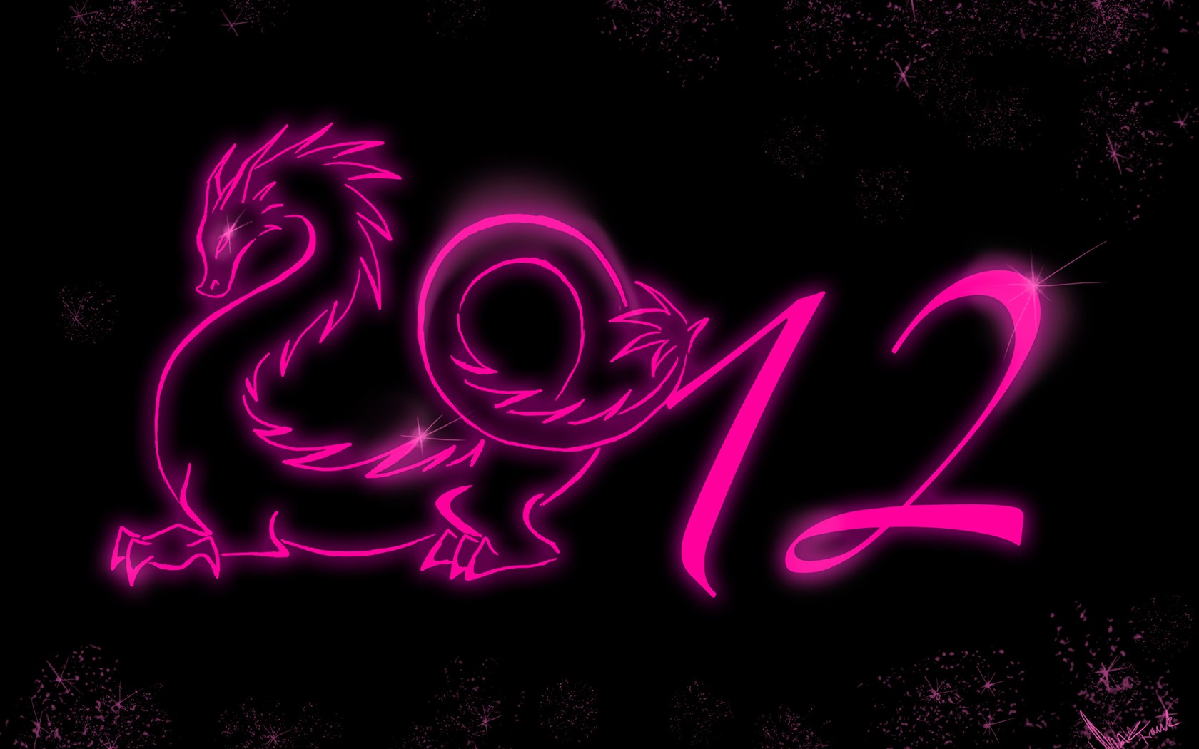 2012 New Year wallpapers (1) #16 - 1680x1050