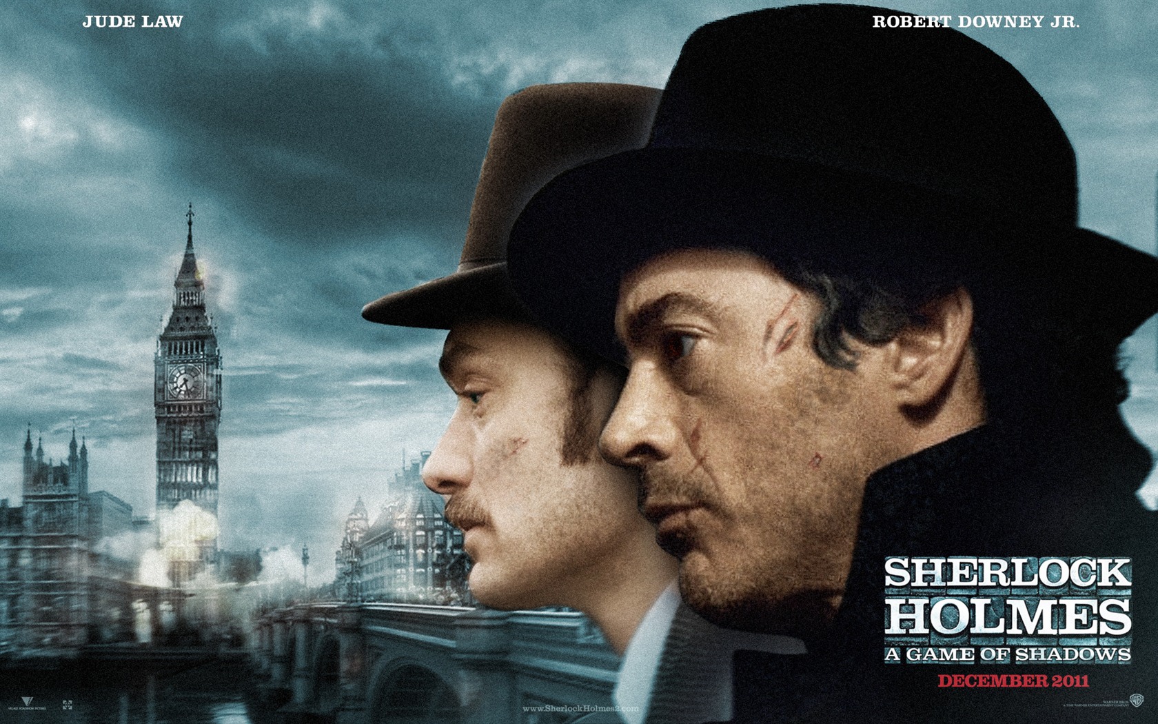 Sherlock Holmes: un jeu de fonds d'écran HD Ombres #11 - 1680x1050