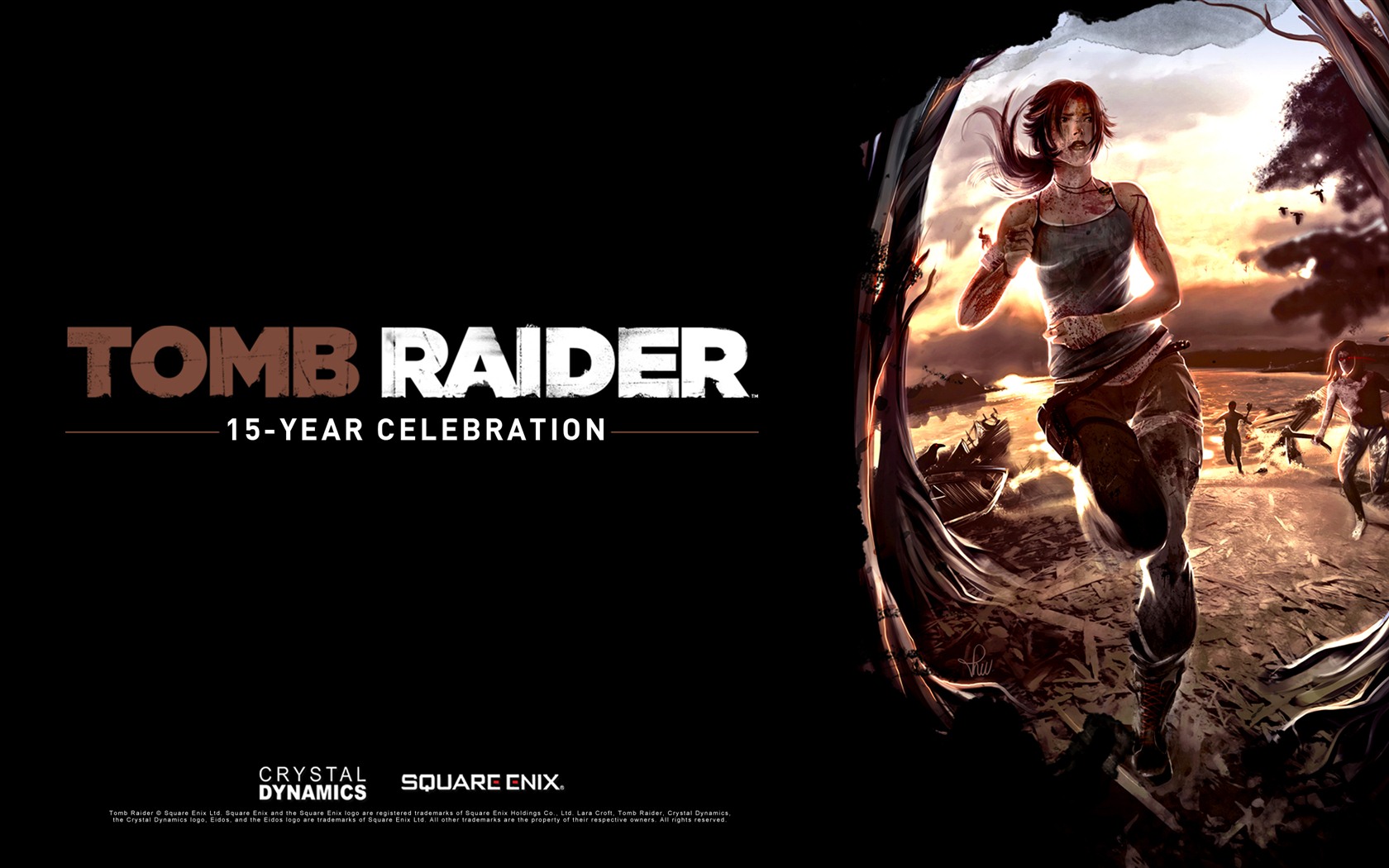 Tomb Raider 15-Year Celebration 古墓丽影15周年纪念版 高清壁纸8 - 1680x1050