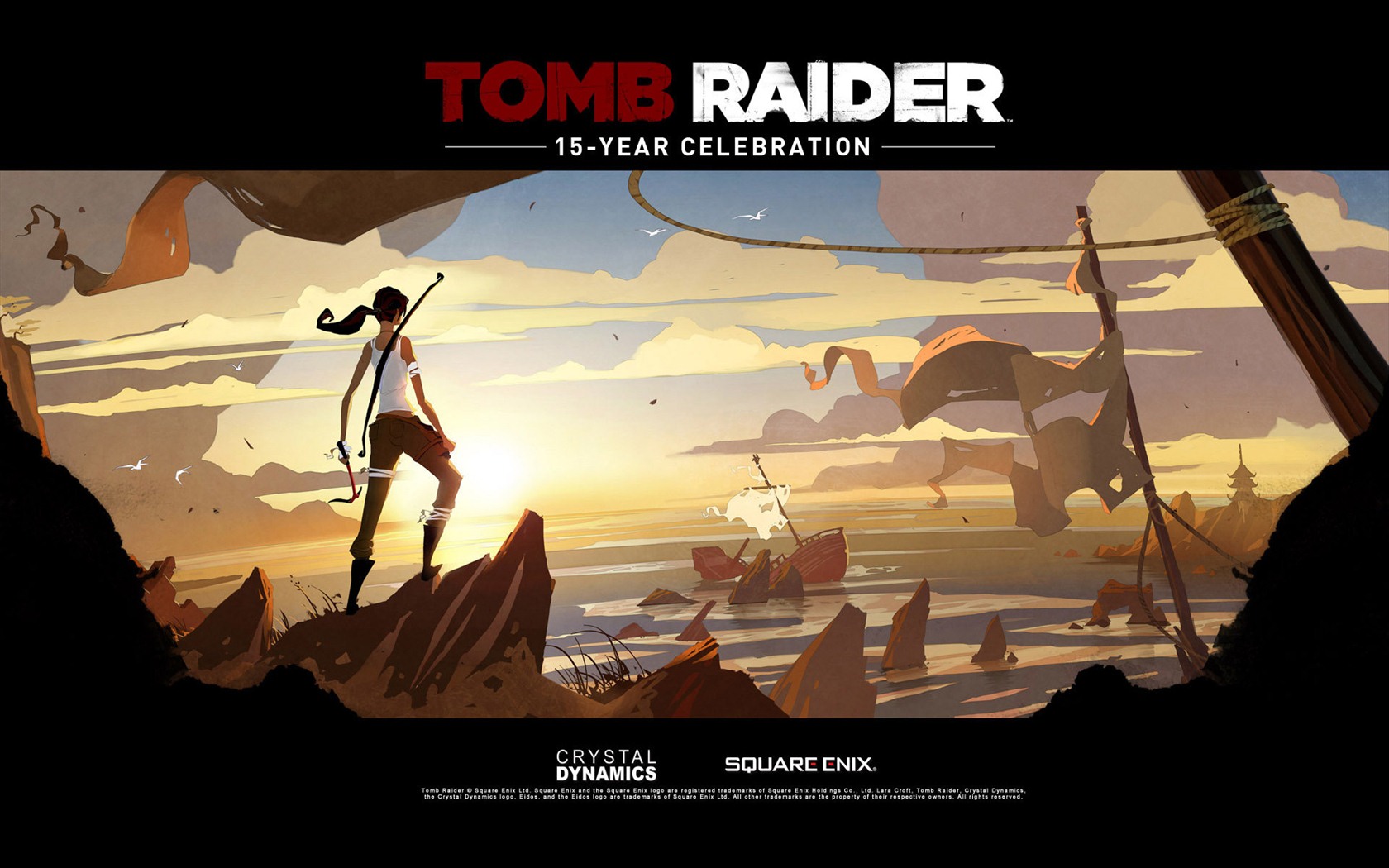Tomb Raider 15 años de celebración de fondos de pantalla HD #13 - 1680x1050